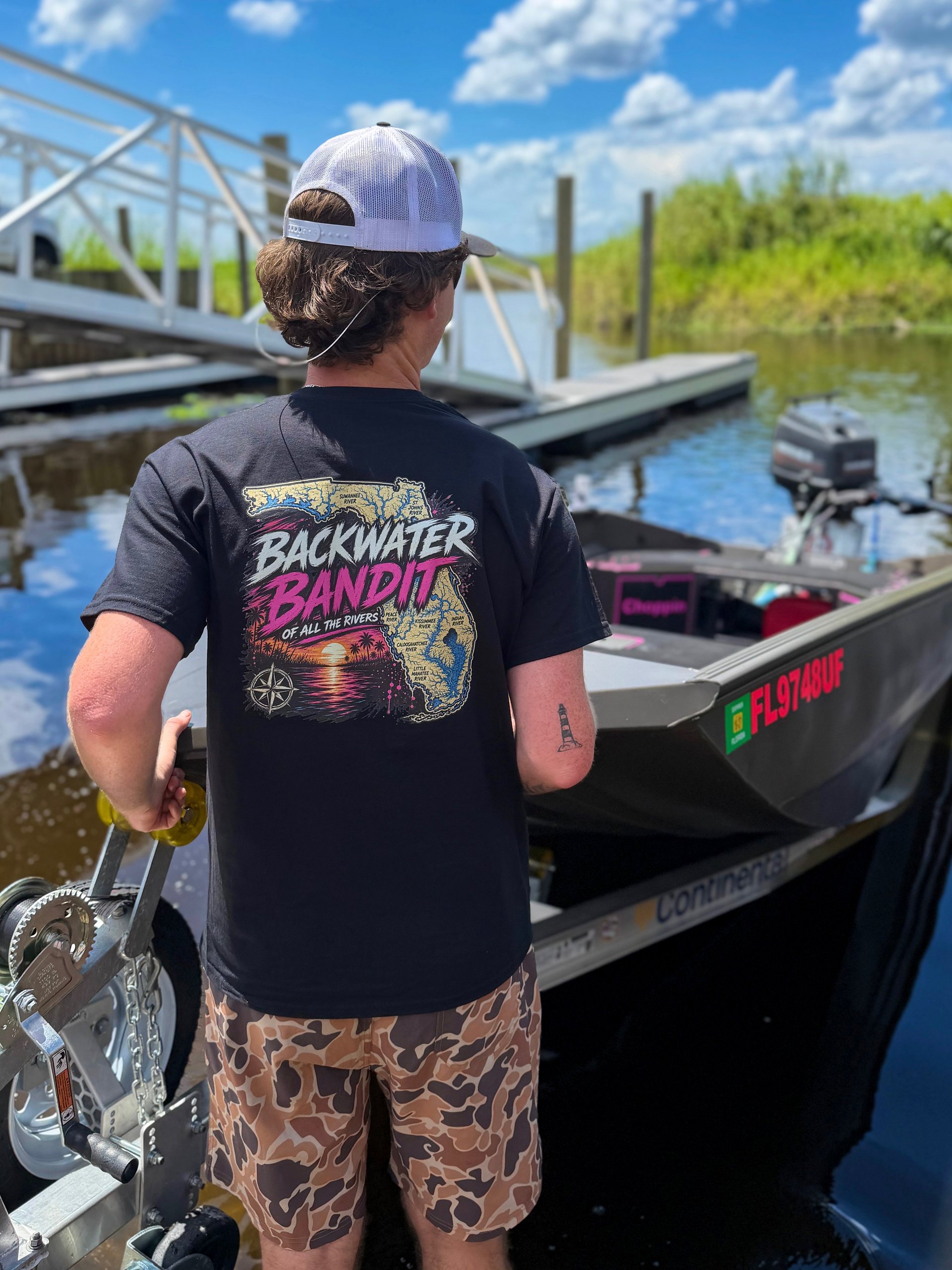 BACKWATER BANDIT T SHIRT product image (1)