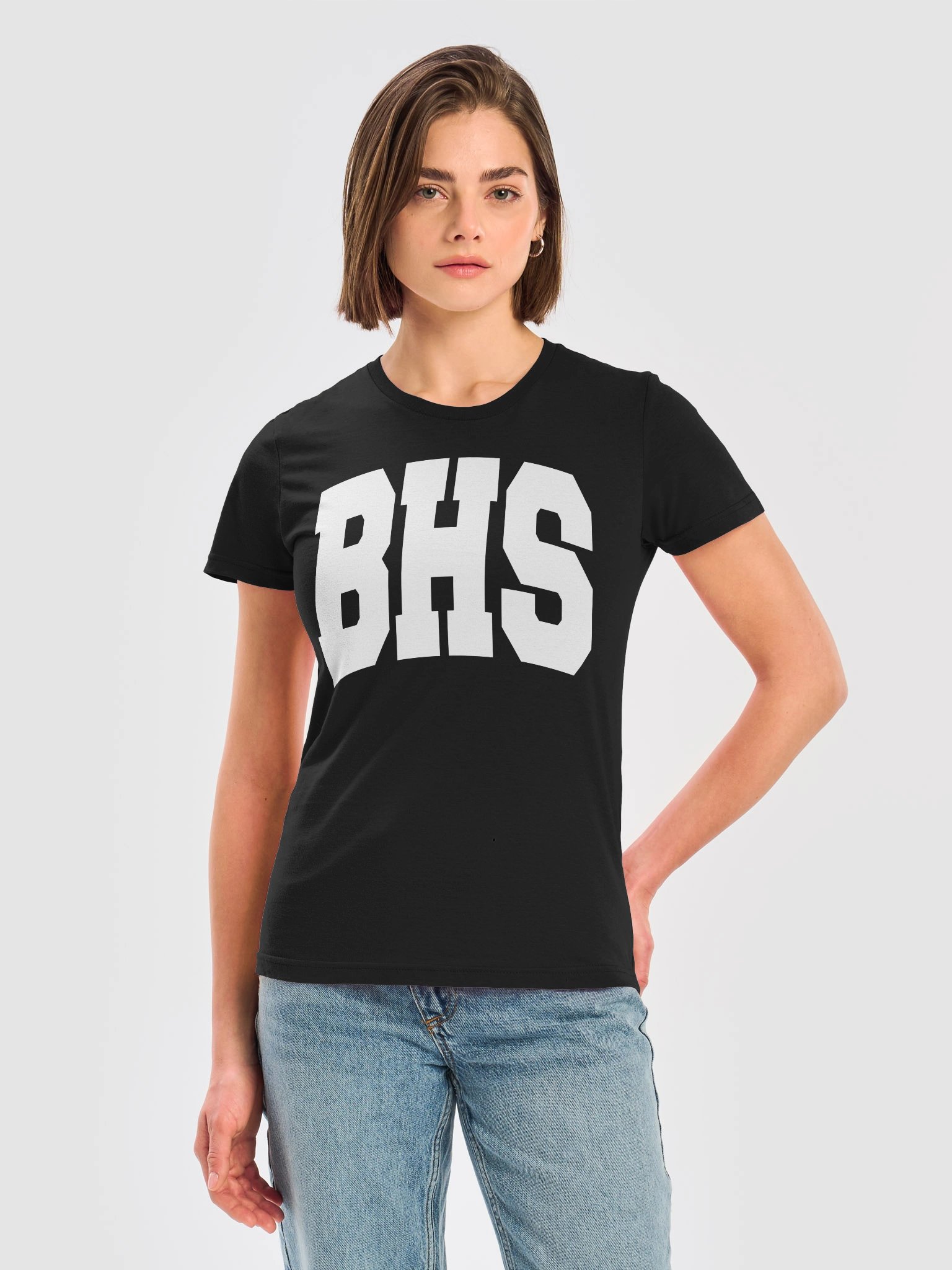 Custom Arched School Letters Women’s Soft T-Shirt product image (34)