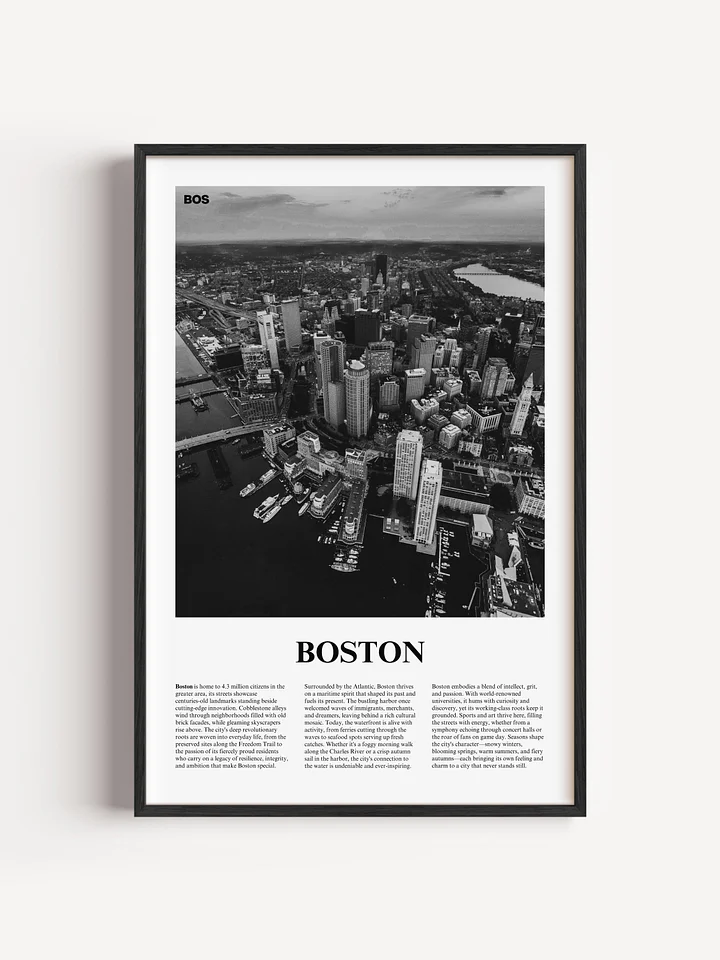 Boston 01 Newspaper Poster product image (1)