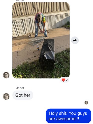 Our team has been actively trying to trap a hard-to-trap cat at a local mobile home park. Why have we put so much time and en...