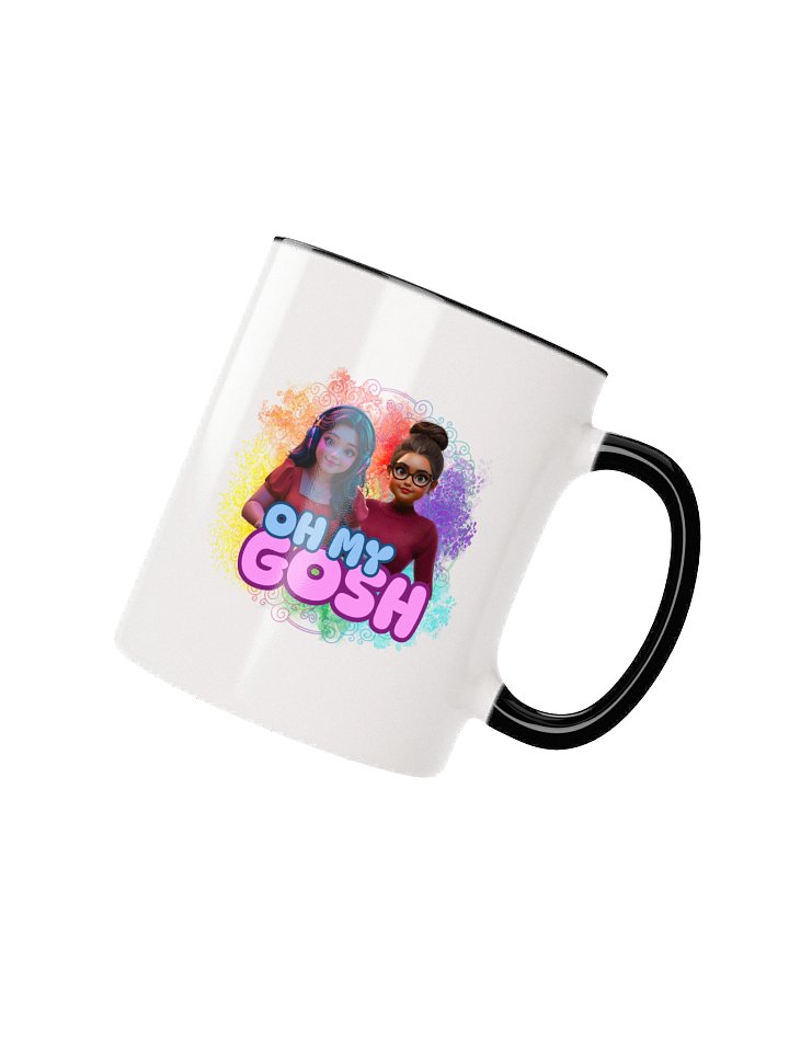 "Oh My Gosh" Ceramic Mug with Color Inside product image (22)