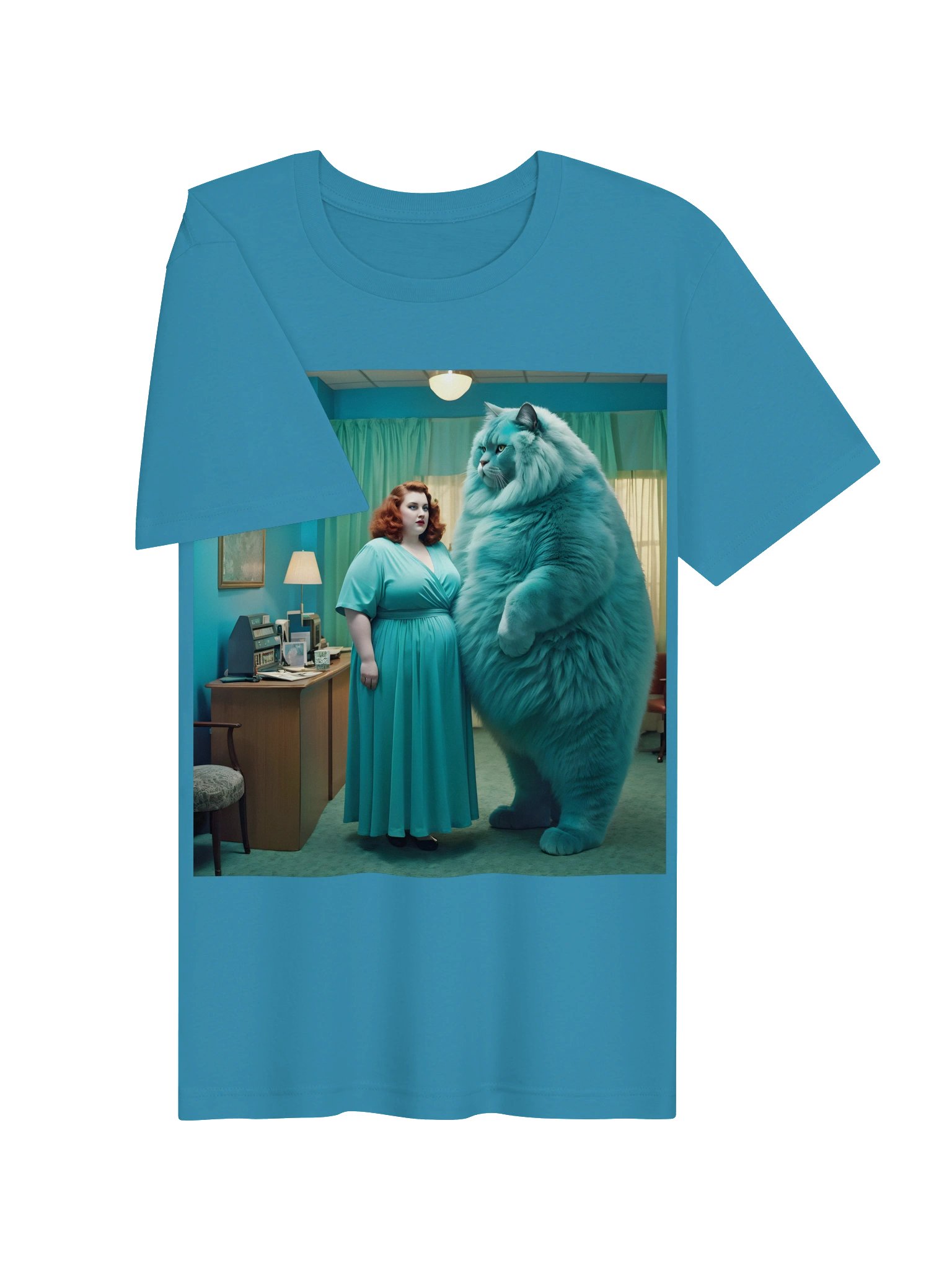Blue Puss | Bella+Canvas Unisex Supersoft T-Shirt product image (53)