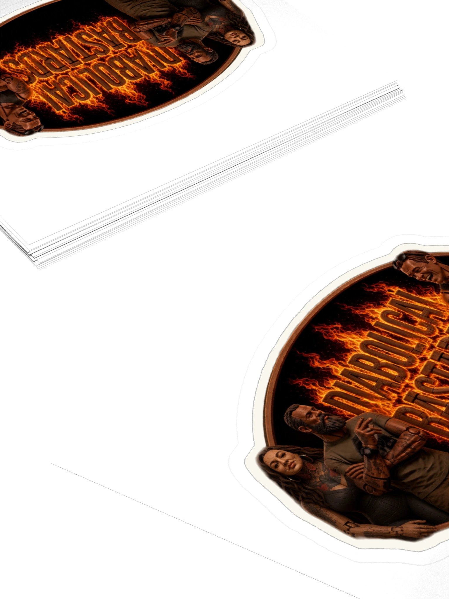 Diabolical Bastards Logo Sticker product image (11)