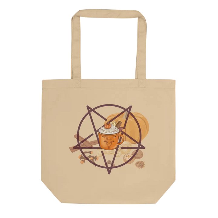 Eco Tote: Pumpkin Spice Satanic Vice product image (1)