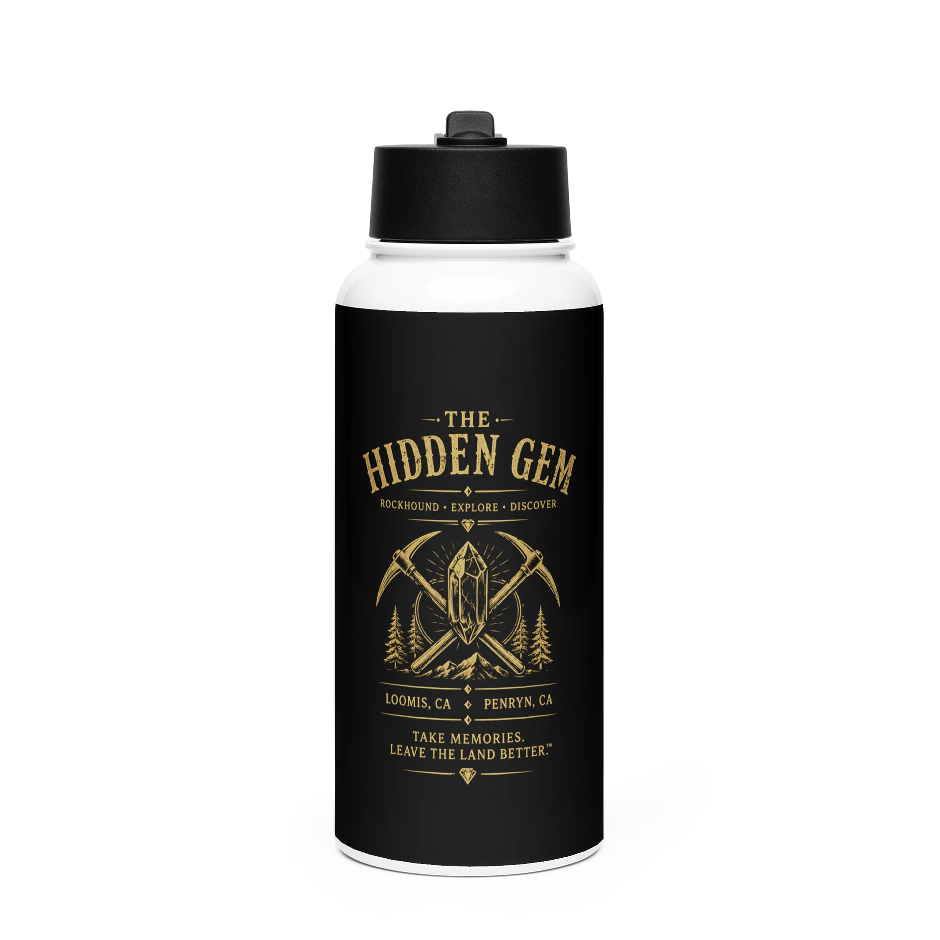 The Hidden Gem™ Rockhound Water Bottle product image (1)