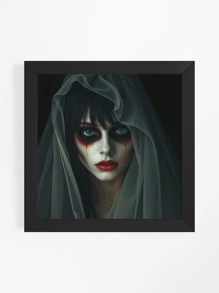 Veiled Gothic Beauty Framed Poster product image (5)