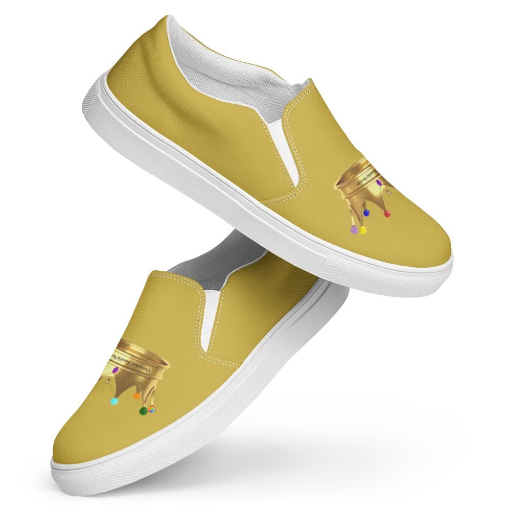 Queendom Beautiful Women Crown Canvas Shoes /GoldTM) product image (4)