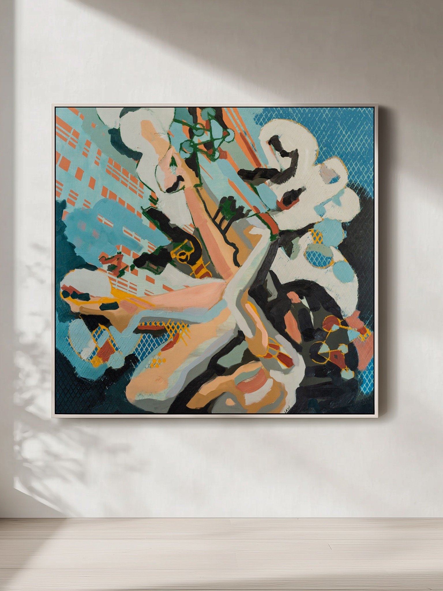 Forgone Love – Original Abstract Mixed Media Painting on Wood Panel | Contemporary Emotional Fine Art by Lance Williams product image (3)