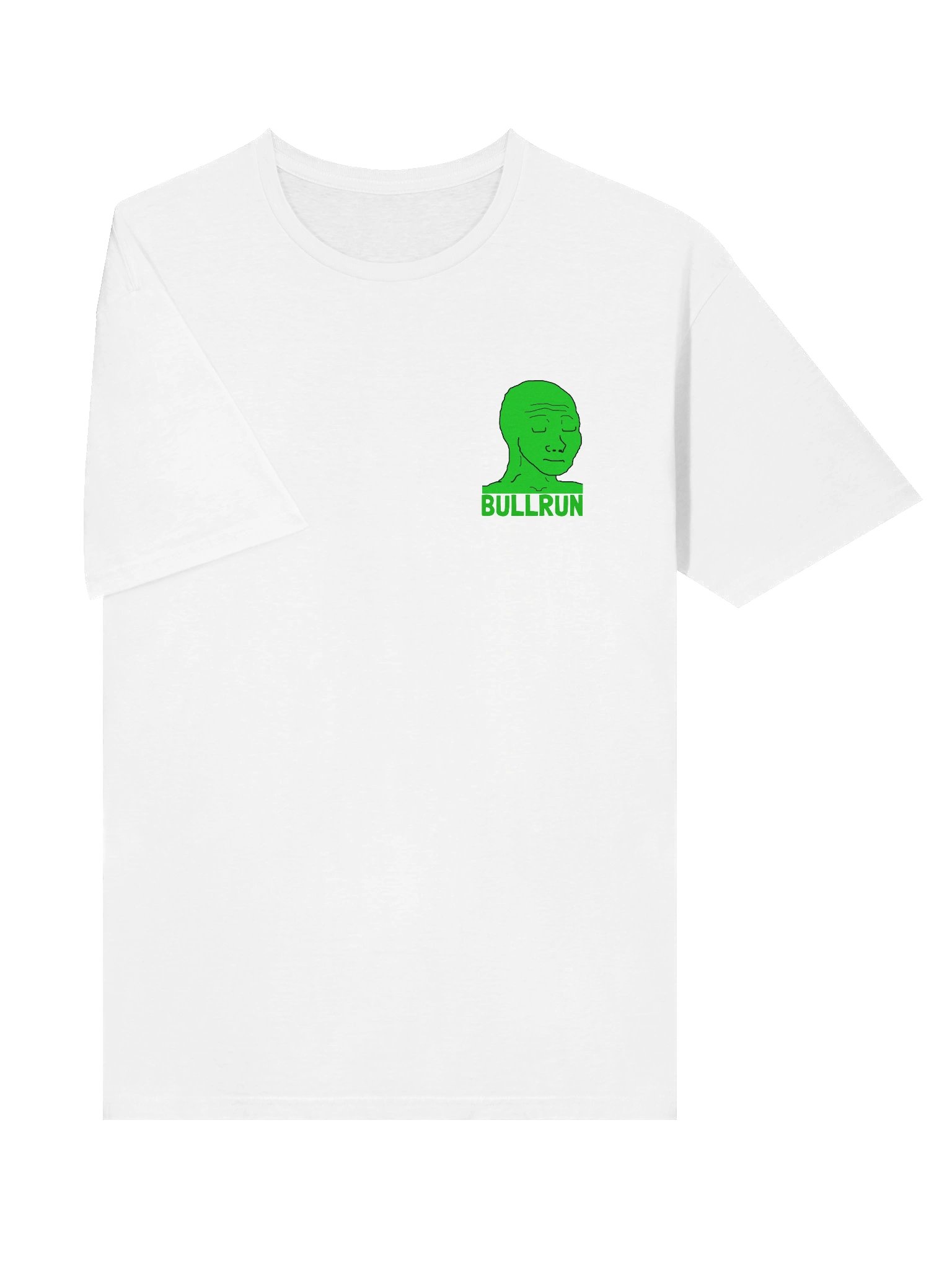 Wojak Tee - Green Face Bull Run 📈🐂 product image (5)