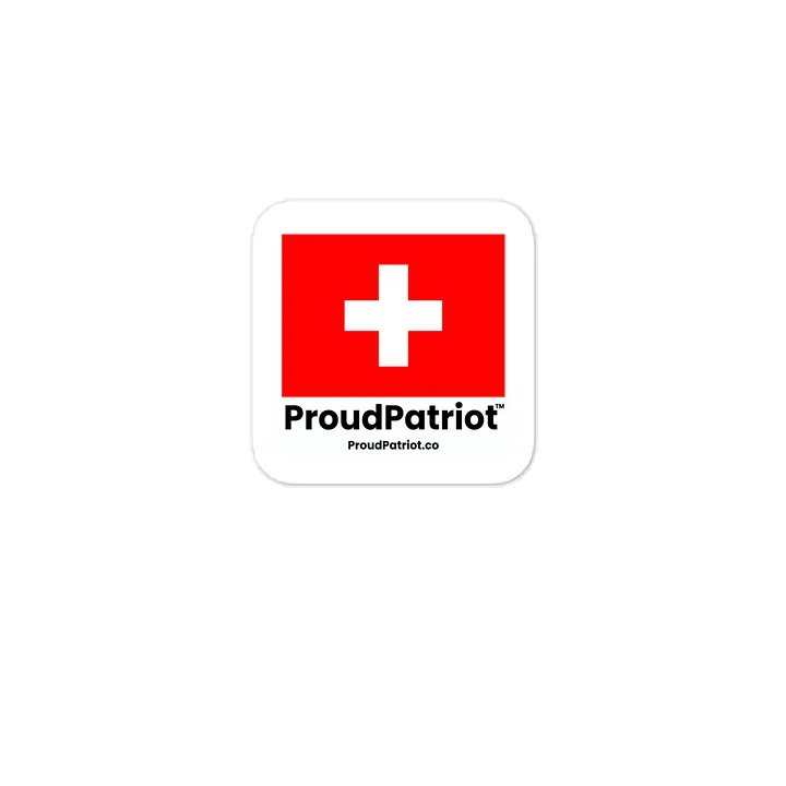 Switzerland Flag Vinyl Sticker product image (1)