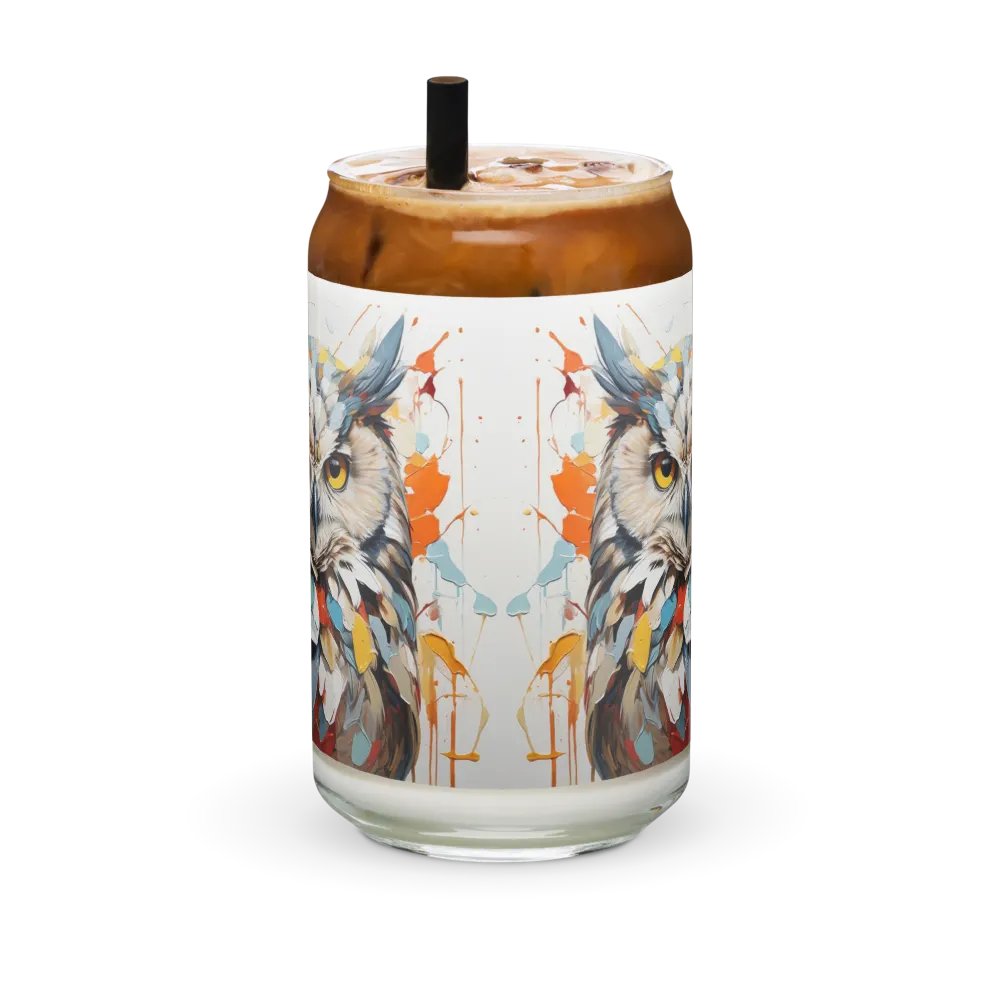 Aurora Glance Owl Glass Can Sipper product image (8)