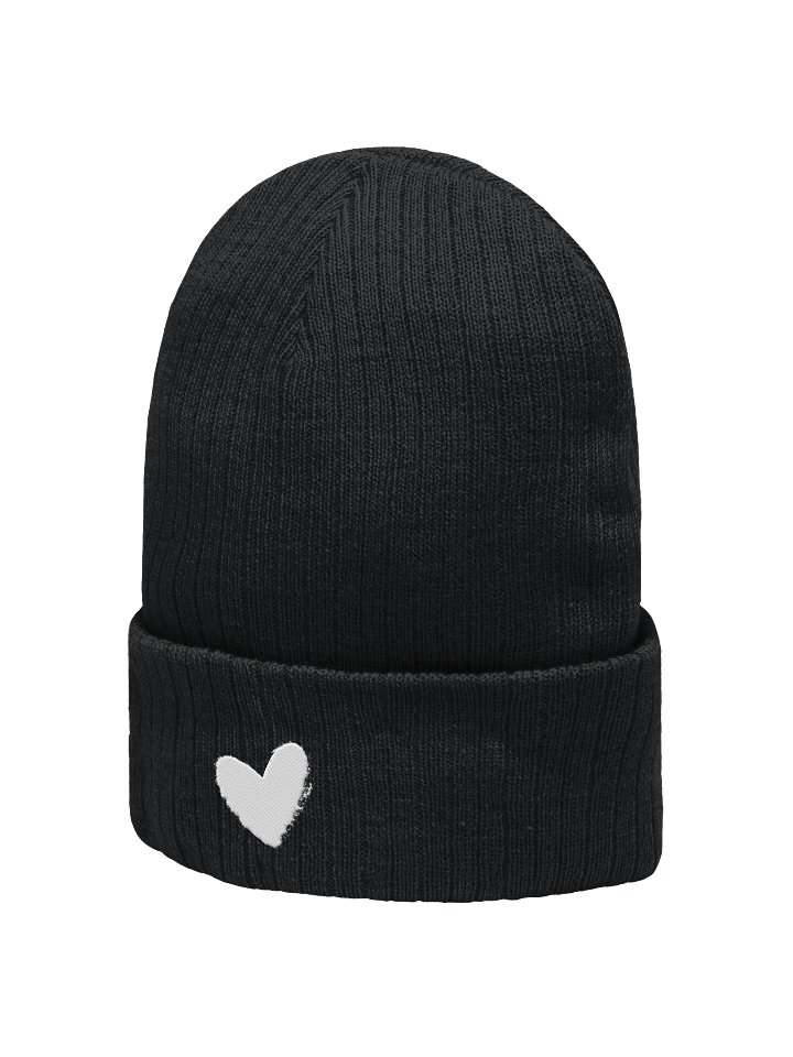 Pixel Heart Ribbed Beanie product image (9)