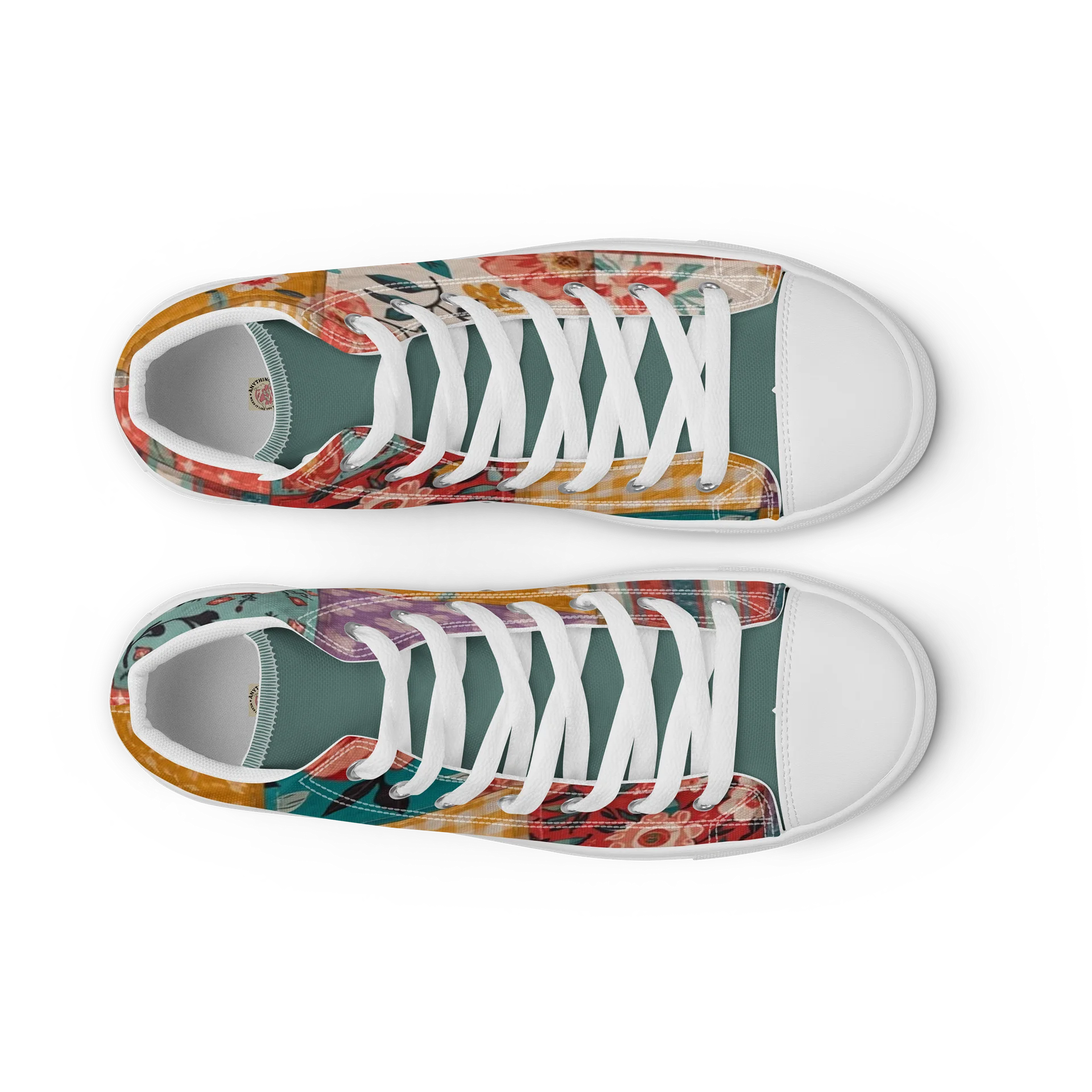 Patchwork Floral High Tops product image (9)