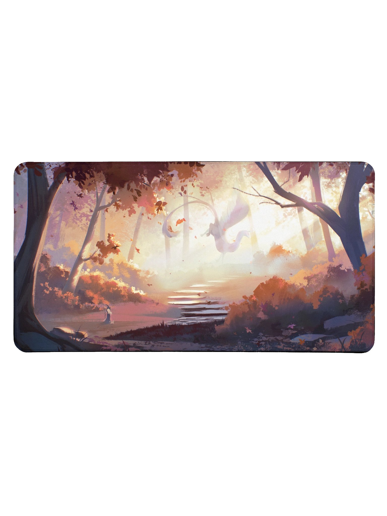 Dragon In The Autumn Mist Deskmat product image (1)