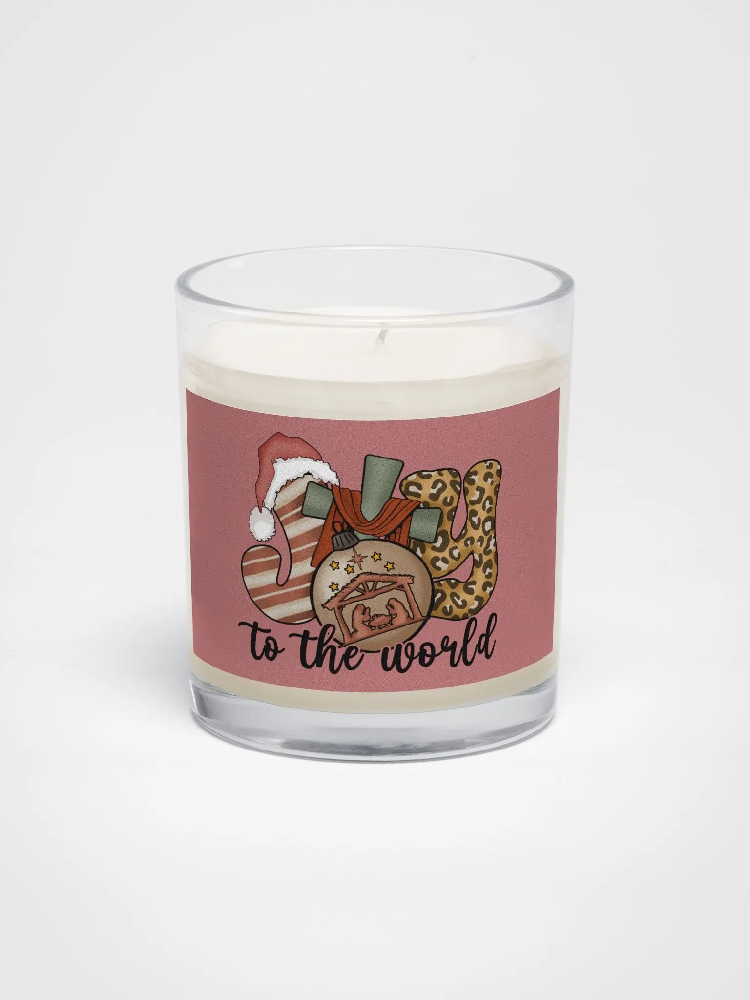 Joy to the World Soy Wax Candle product image (1)
