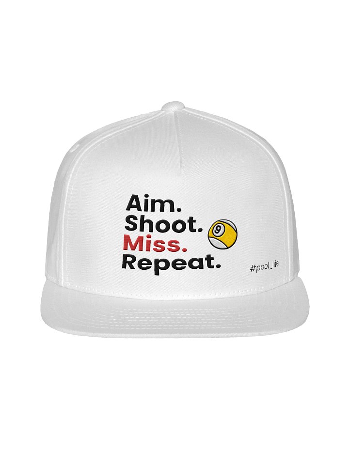 9-ball Pool Life Cap (Snapback - White) product image (1)
