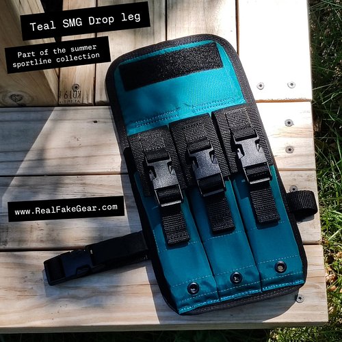 Early style SMG drop leg in the Teal colorway of the Summer Sportline collection.

#dropleg, #airsoft, #tacticalgear, #mp5, #...