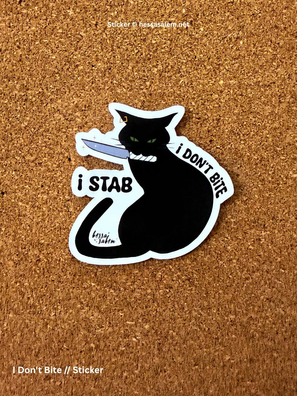 I Don't Bite // Sticker product image (1)