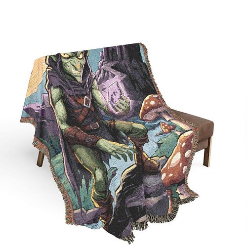 Dive into fantasy and retro vibes with unique woven blankets, satin posters, and wall tapestries by Agora Oculis. Perfect for...