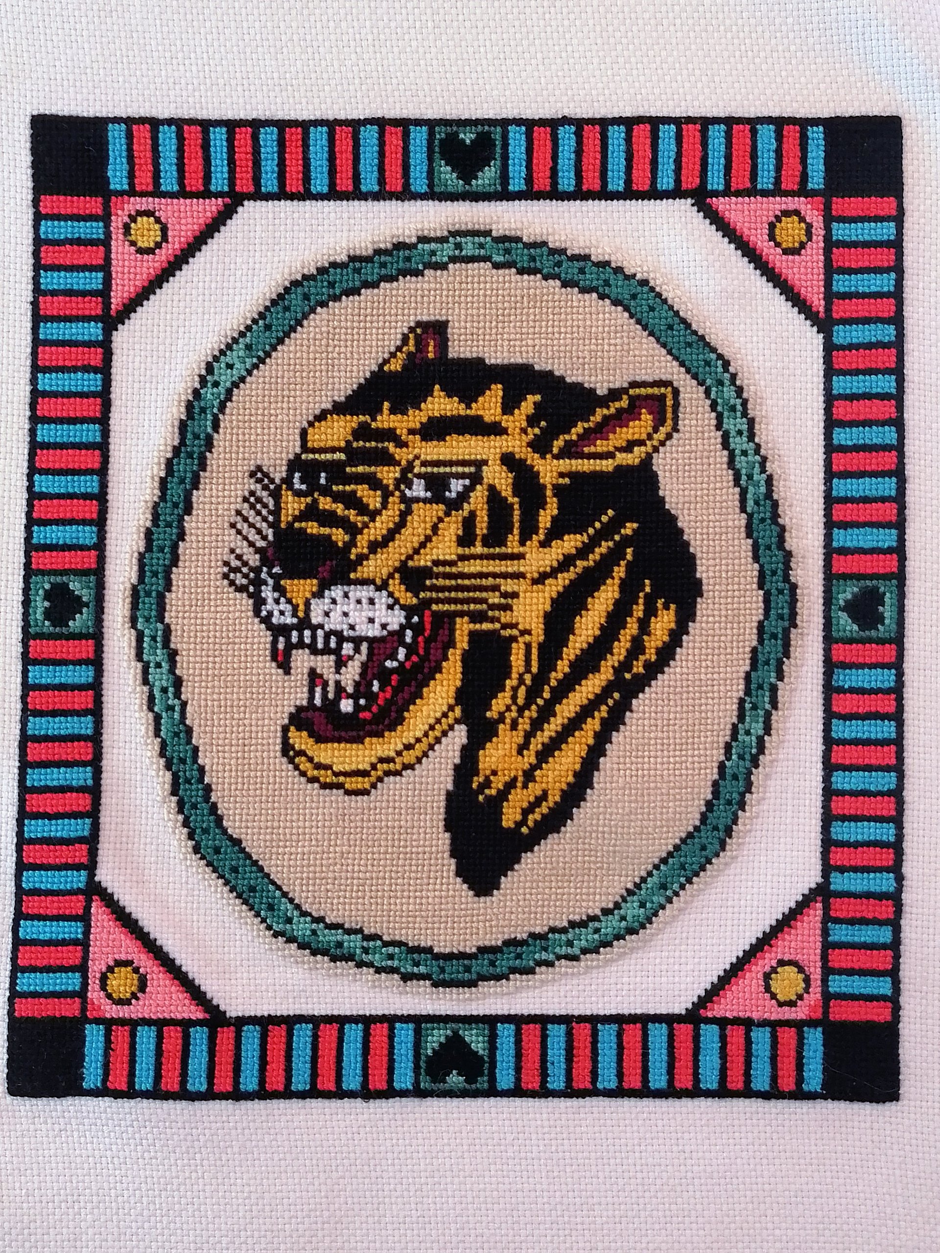 Bert Grimm Traditional Tiger with Folk Art Frame Pattern product image (8)