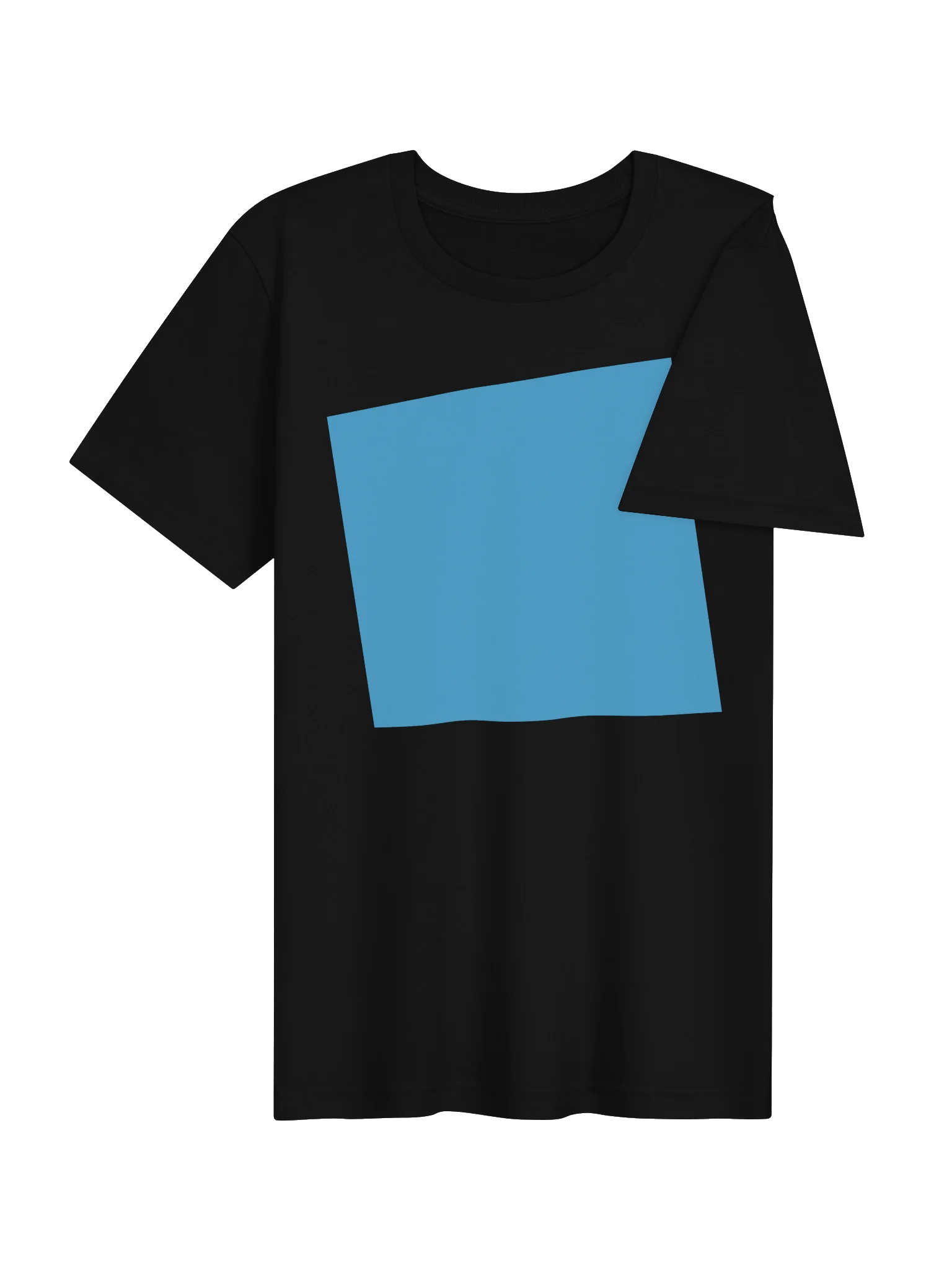 Blue word t-shirt product image (4)