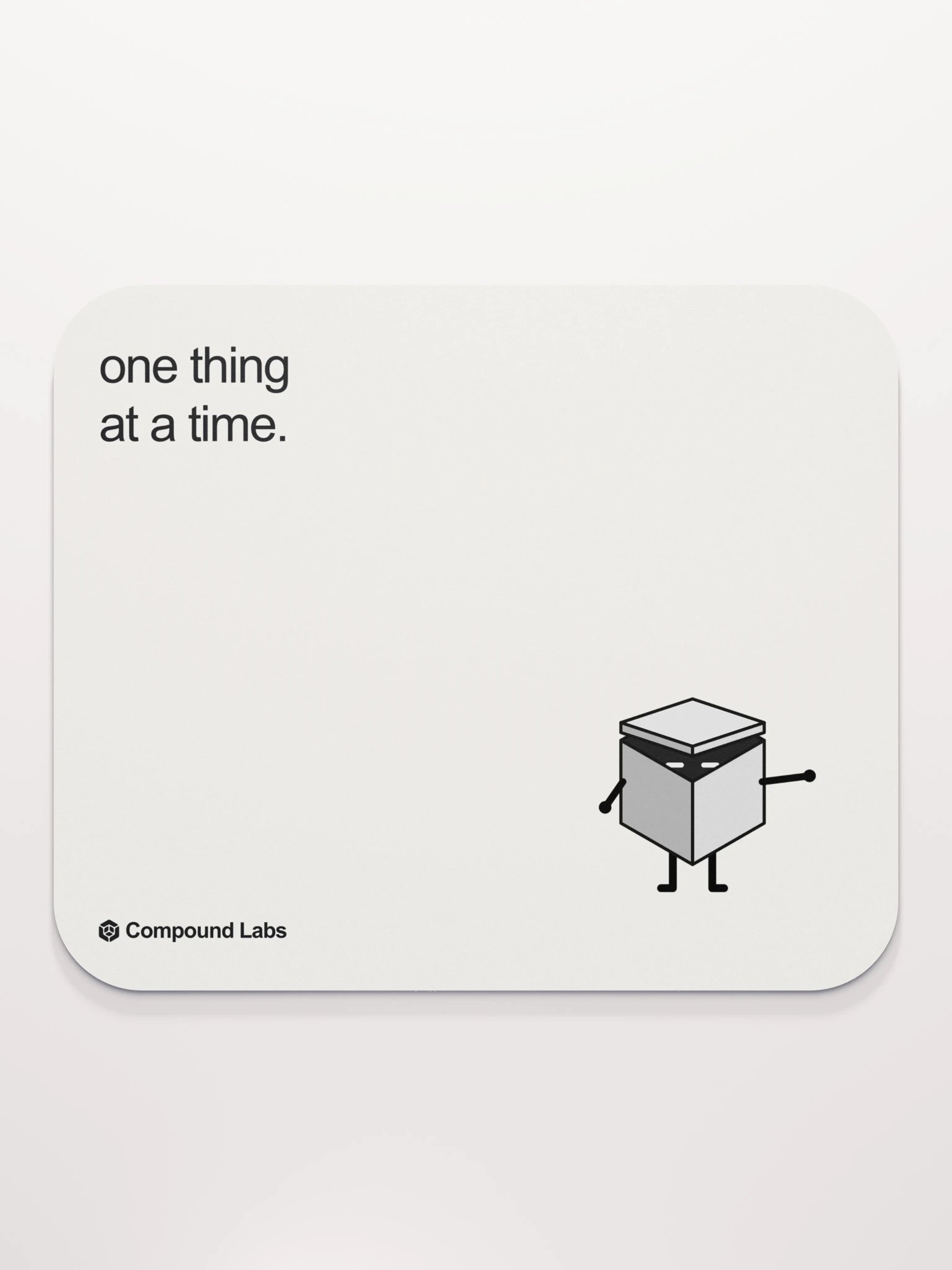 One thing at a time — mouse pad product image (2)