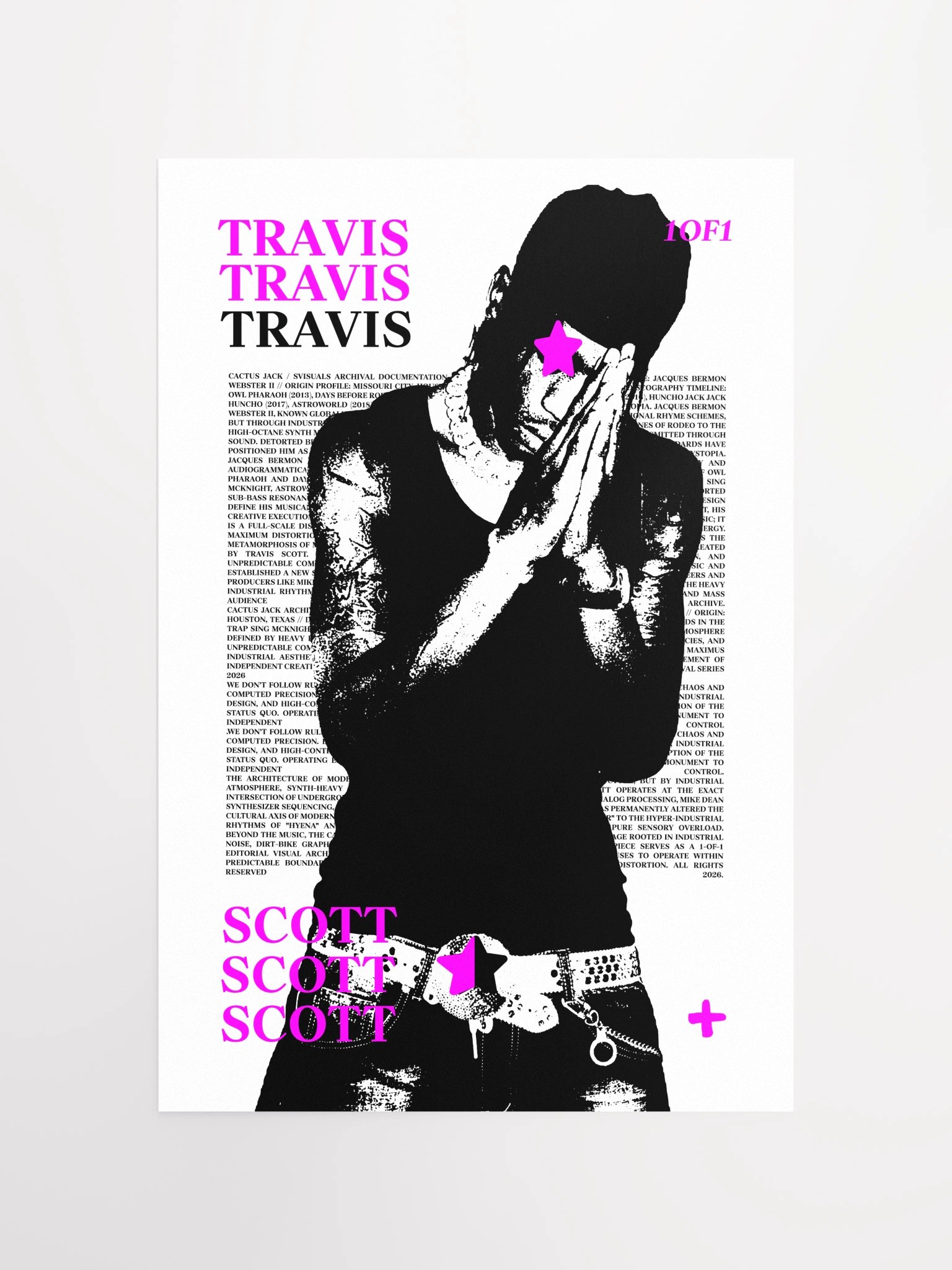 TRAVIS TRIBUTE POSTER product image (4)