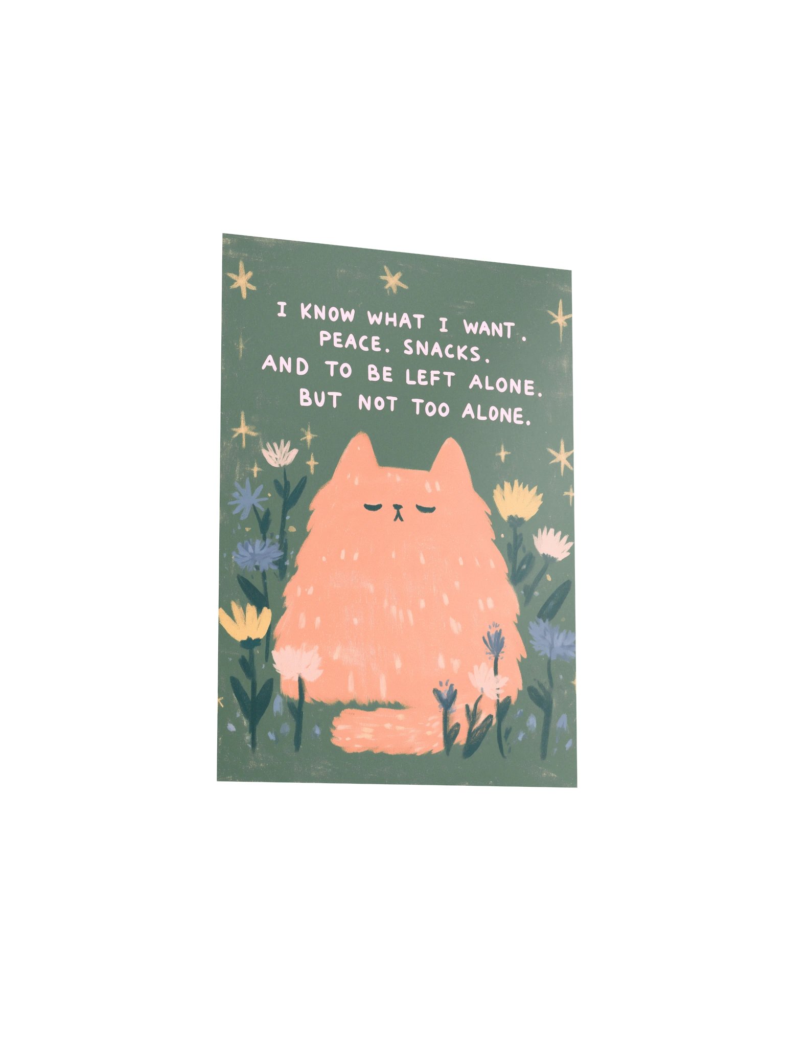 Peace, Snacks & Catitude Poster product image (27)