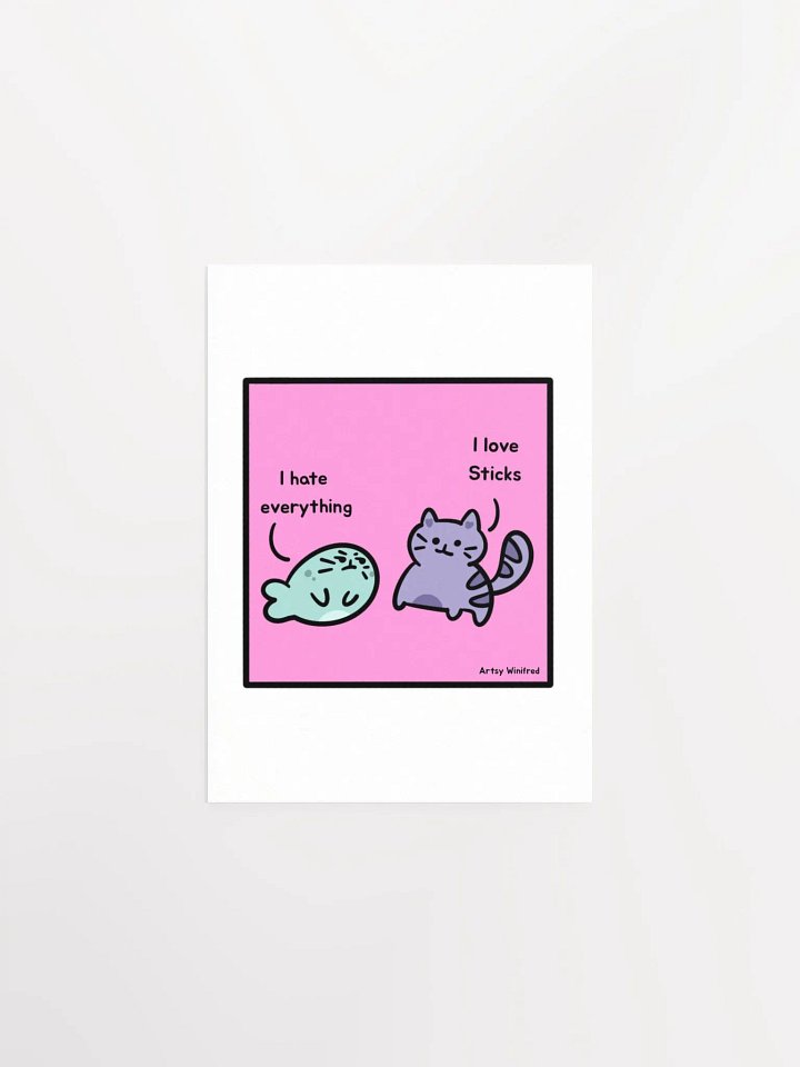I love sticks Print product image (2)