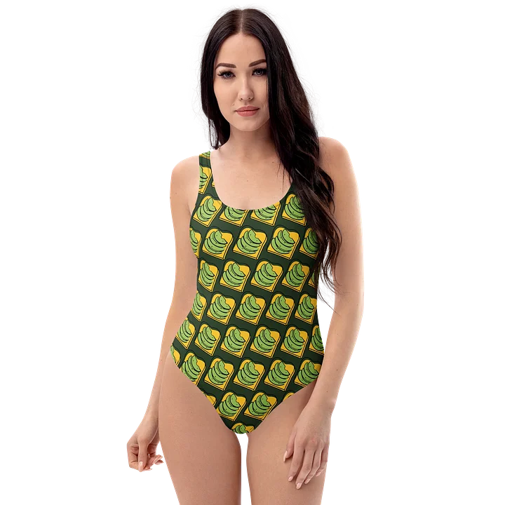 Avocado Toast - One Piece - Dark Green Swimsuit product image (1)