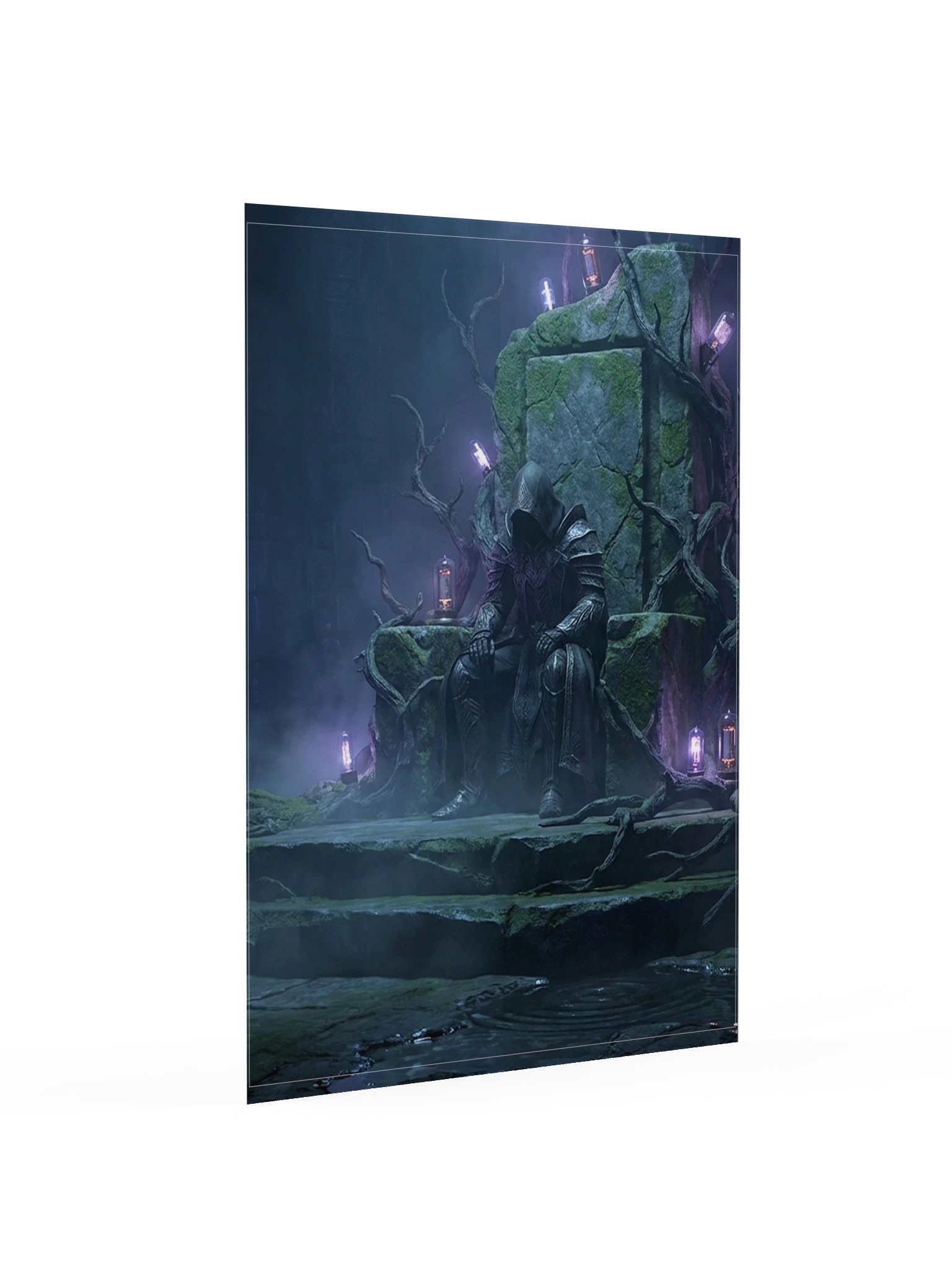 Concrete Kingdom — Neon Megastructure (300 DPI Museum Matte Print) product image (2)