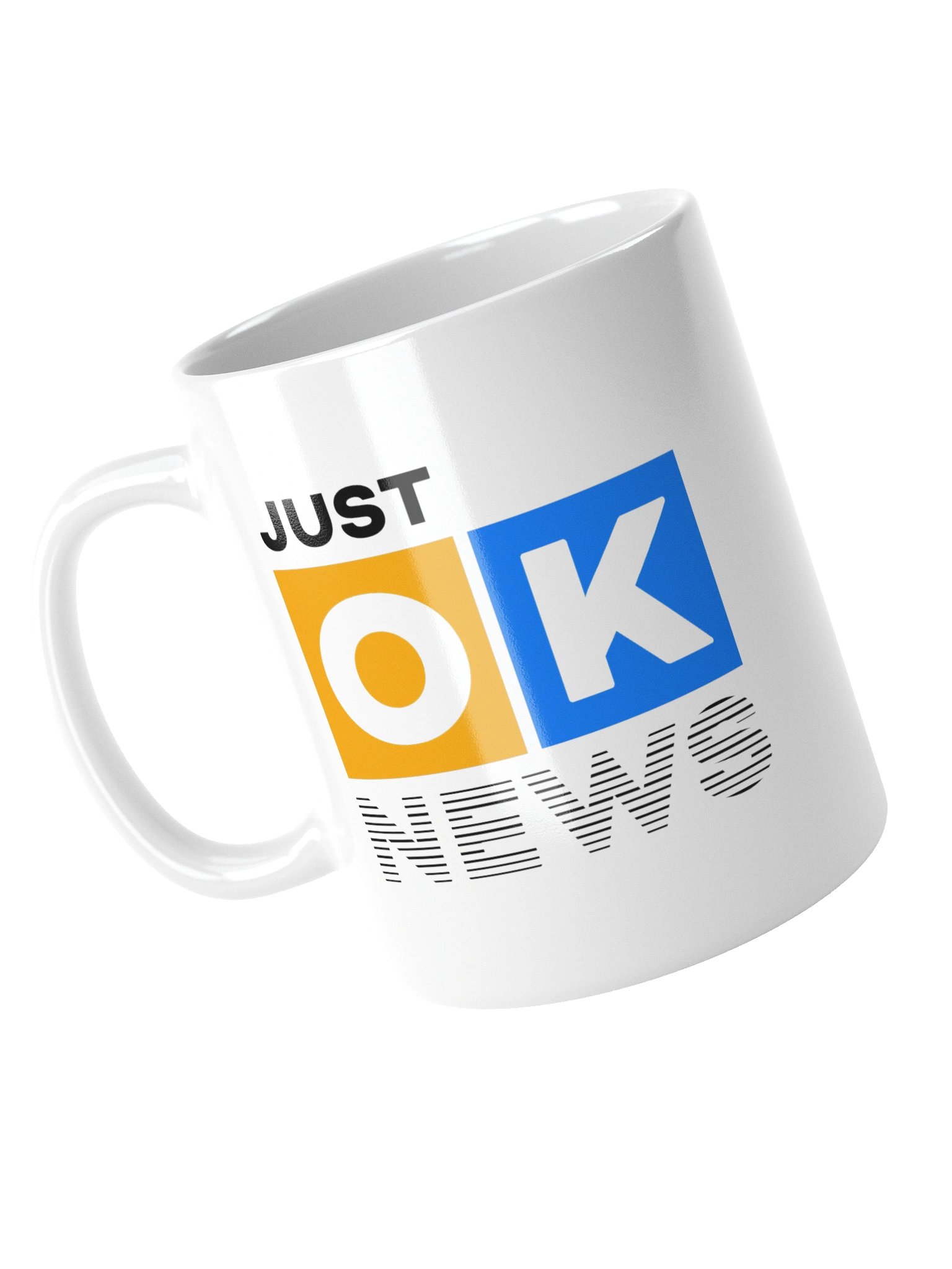 Just OK News Anchor Mug - white product image (5)
