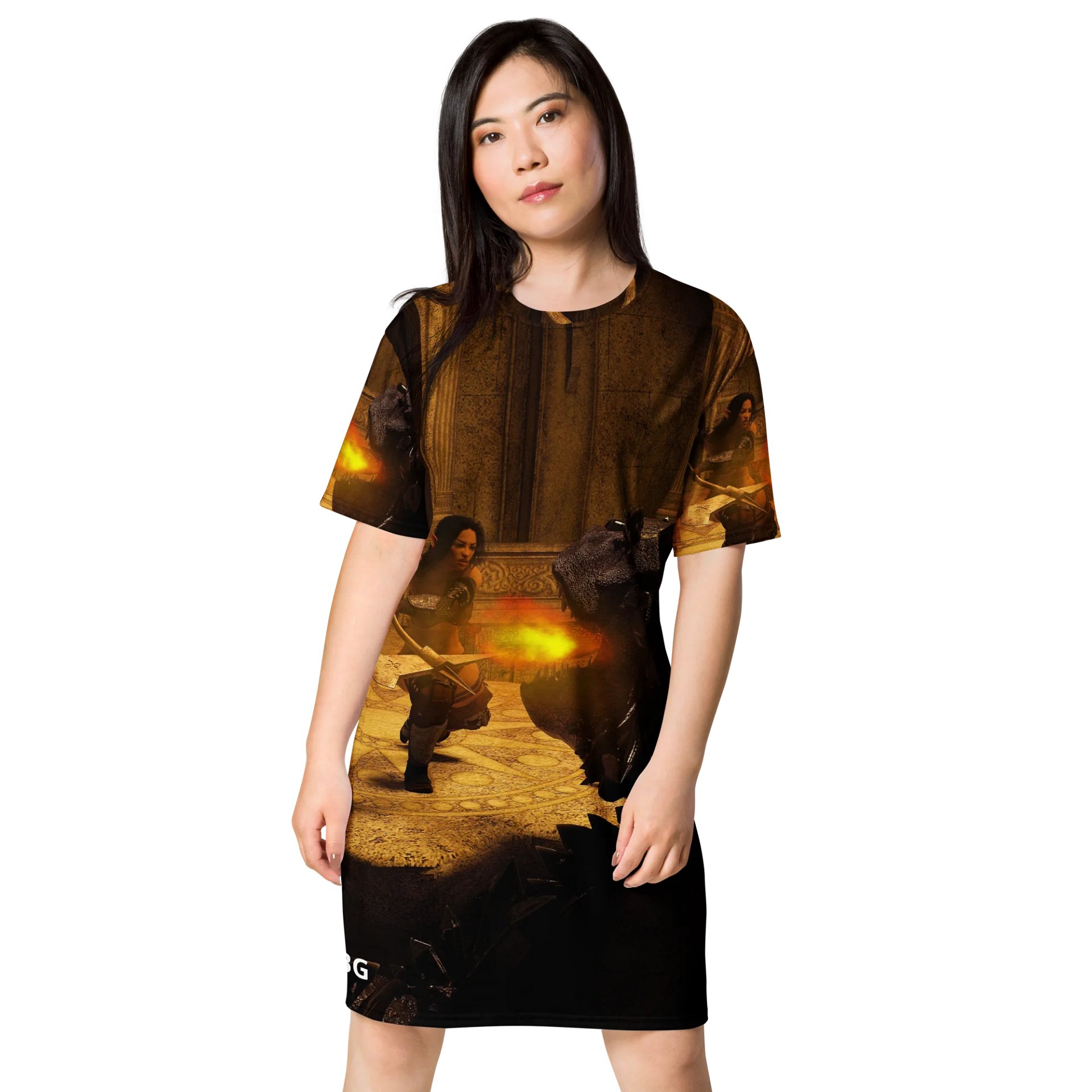 'Elven Stories - Warriors Cry Too' T-Shirt Dress product image (1)
