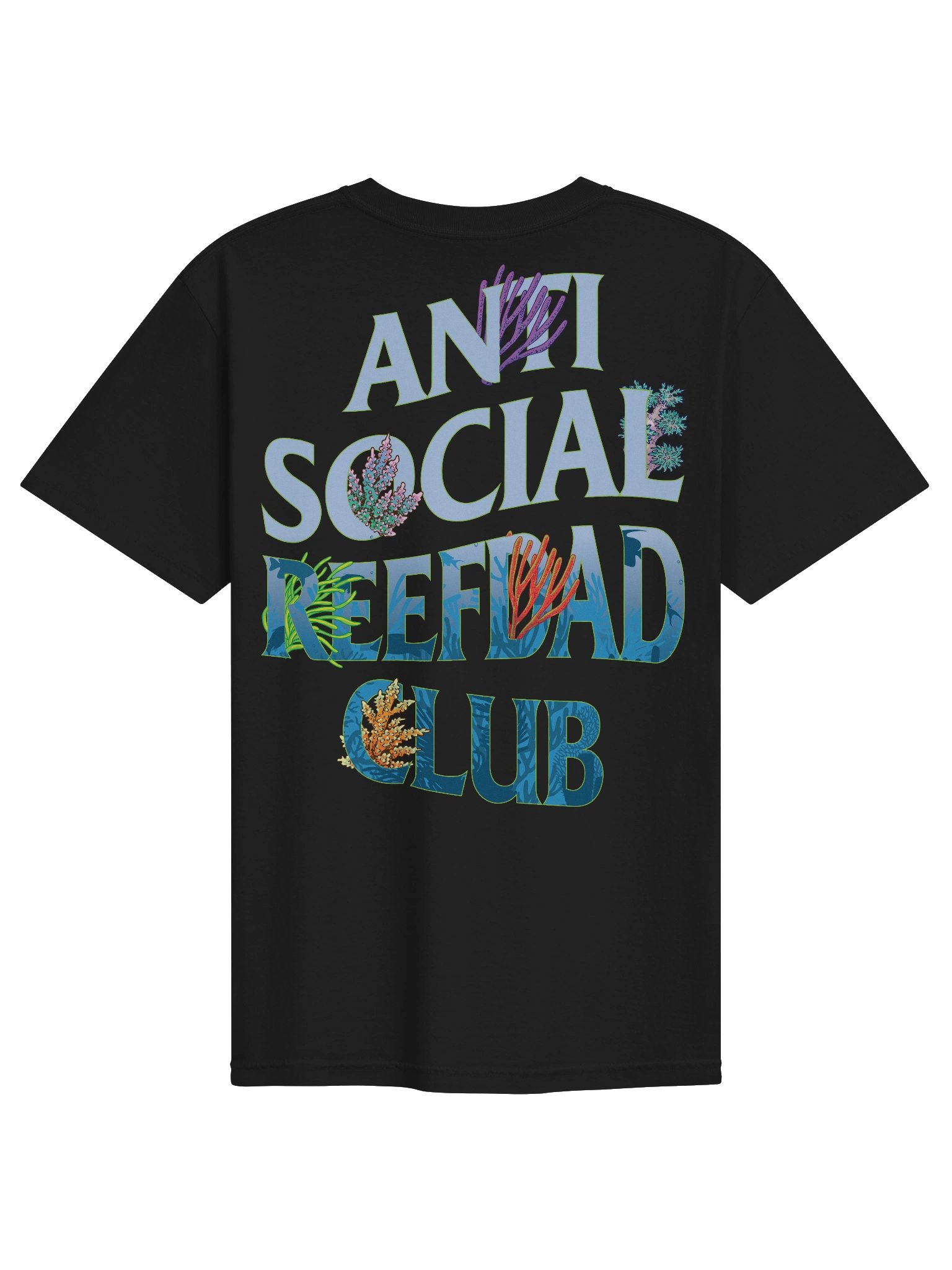 Anti Social Reef Dad Club Shirt – Funny Coral Reef Fishing & Ocean Lover Graphic Tee product image (8)
