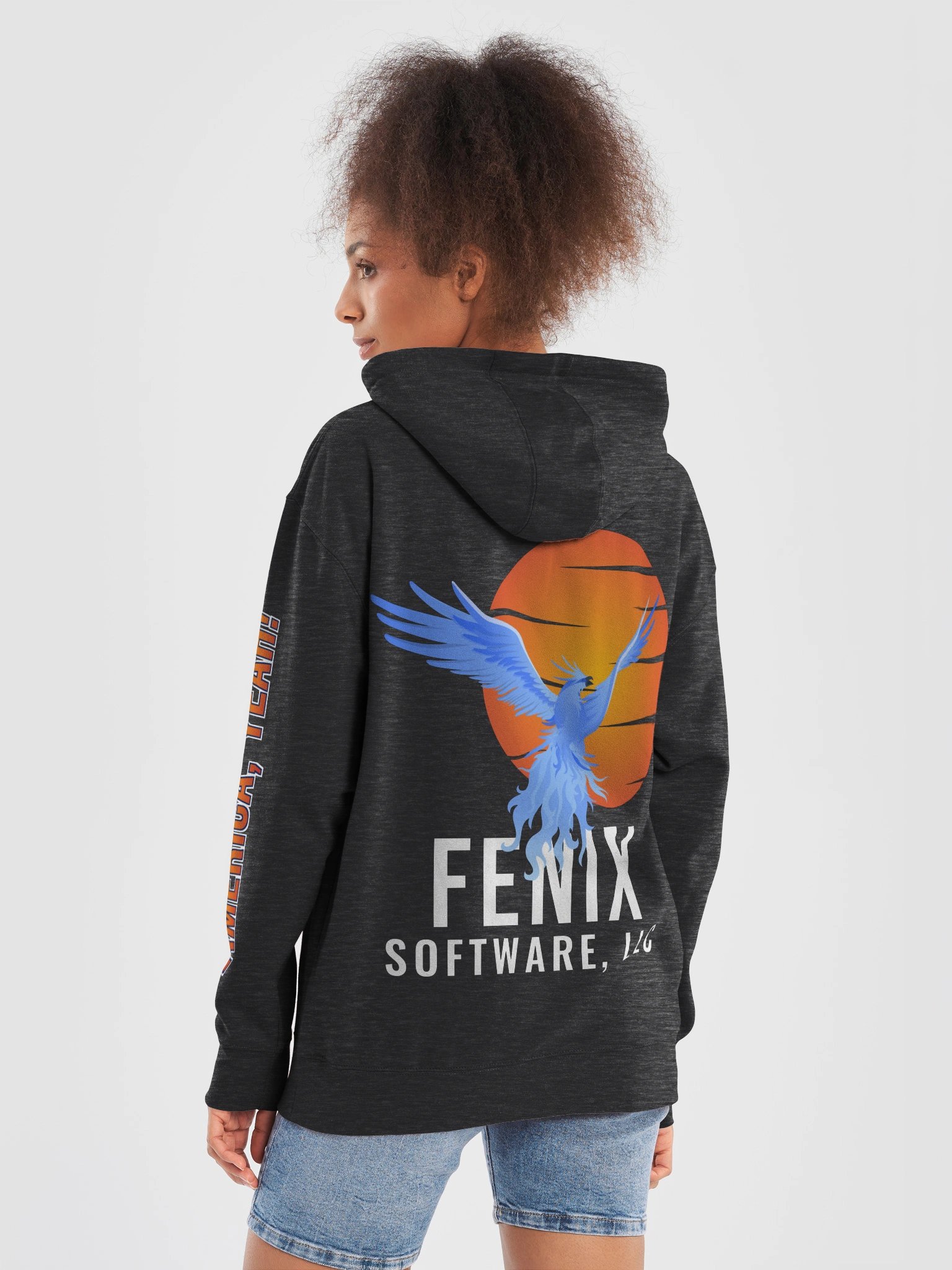 Fenix Software Phoenix Hoodie – Charcoal product image (6)