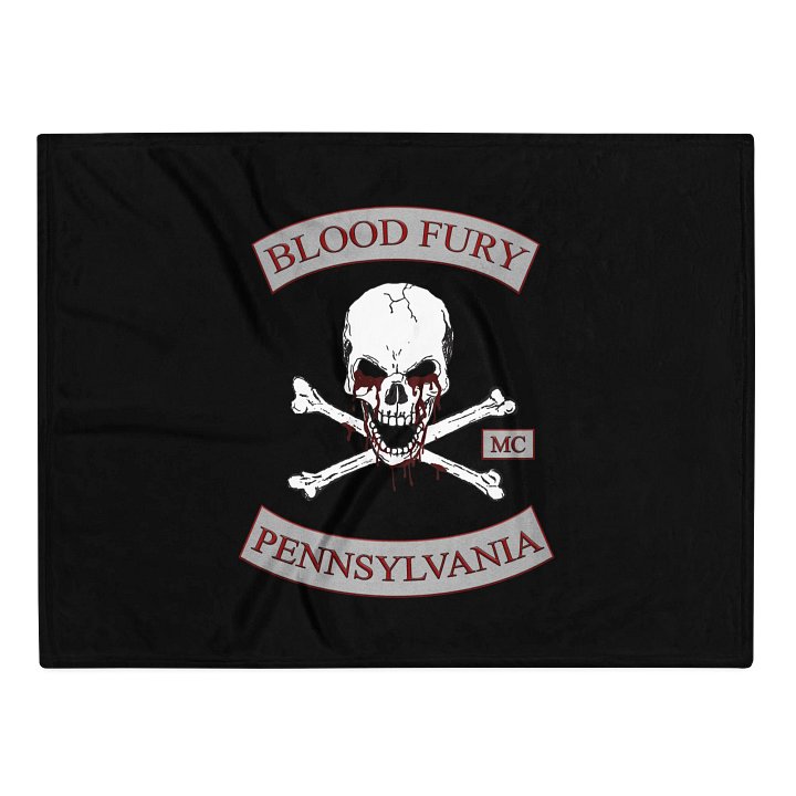 Blood Fury MC Throw Blanket product image (1)