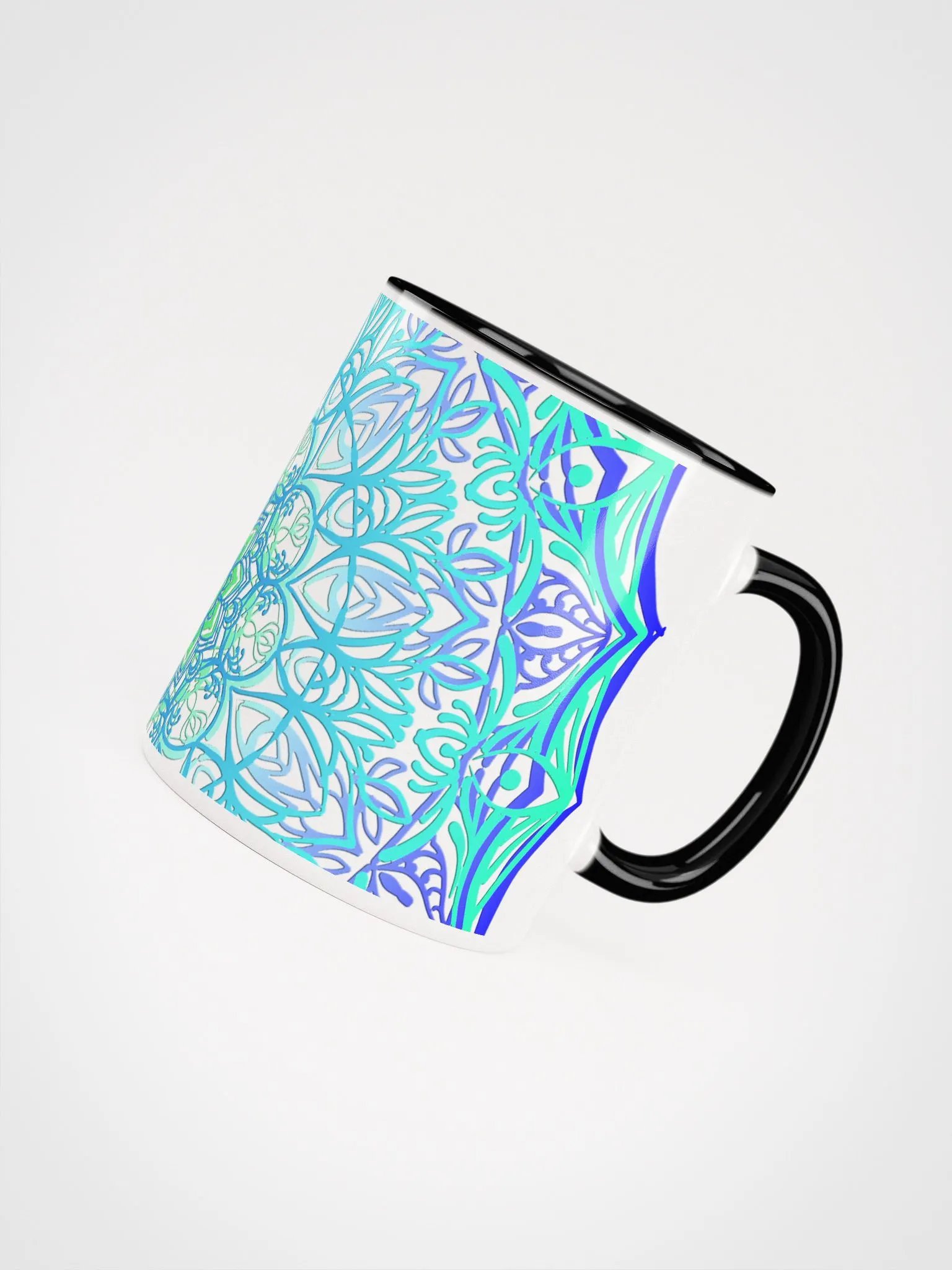 Vibrant Mandala Magic Ceramic Mug product image (4)
