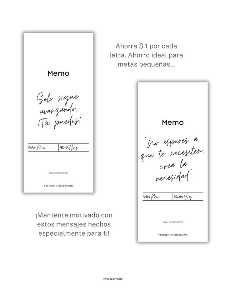 Reto de ahorro: MEMO (Paquete de 6) product image (2)