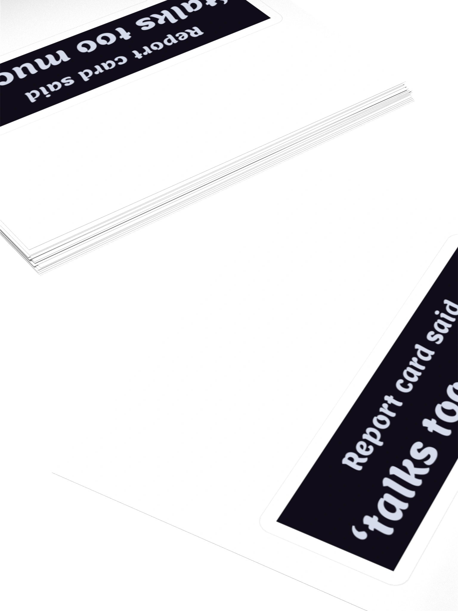 Report Card — Block Sticker product image (4)