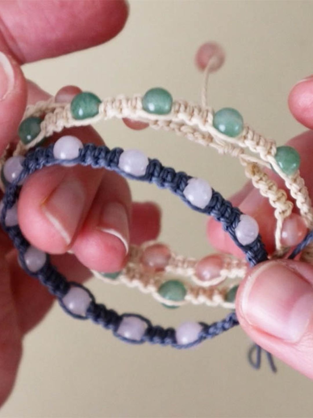 Beaded Macrame Bracelet (Digital PDF Pattern) product image (6)