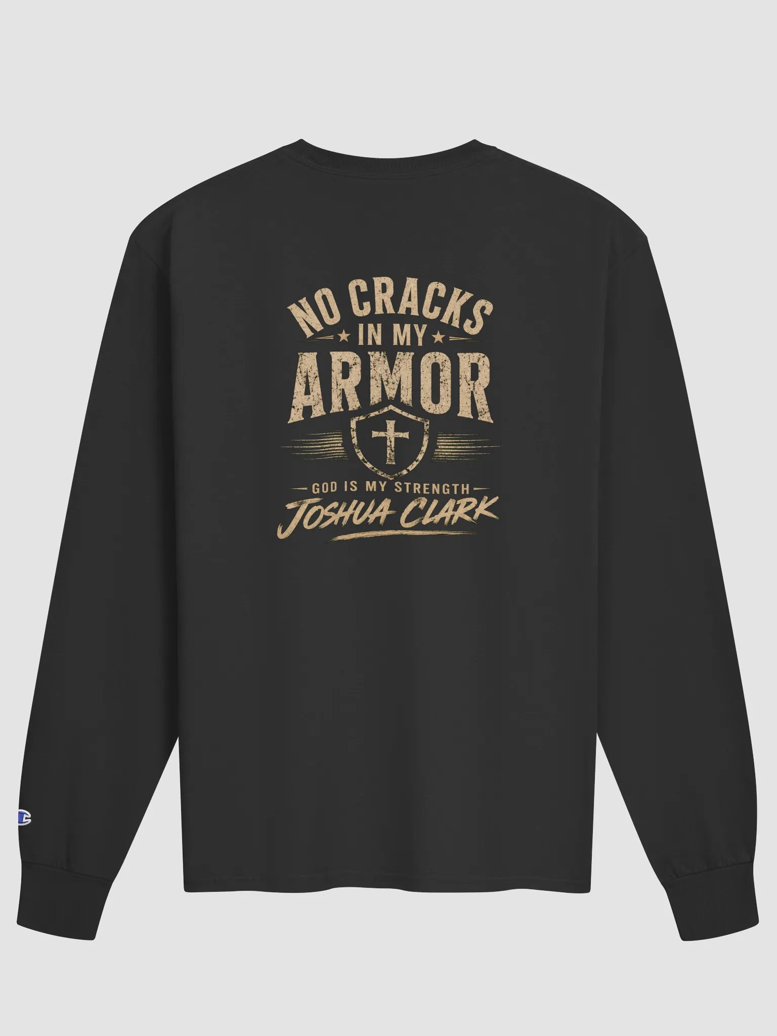No Cracks In My Armor Champion Long Sleeve product image (2)