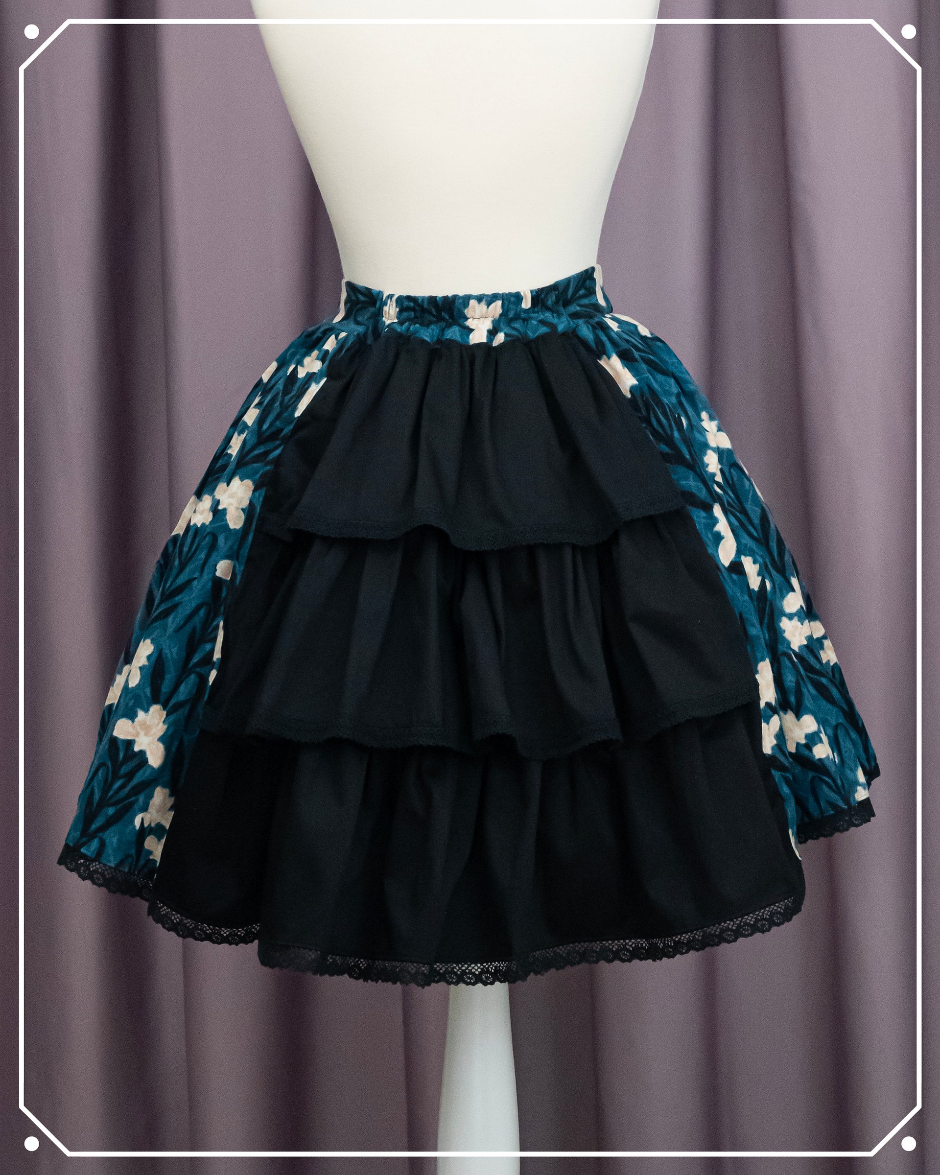 Cemetery Iris Bustle Skirt product image (3)
