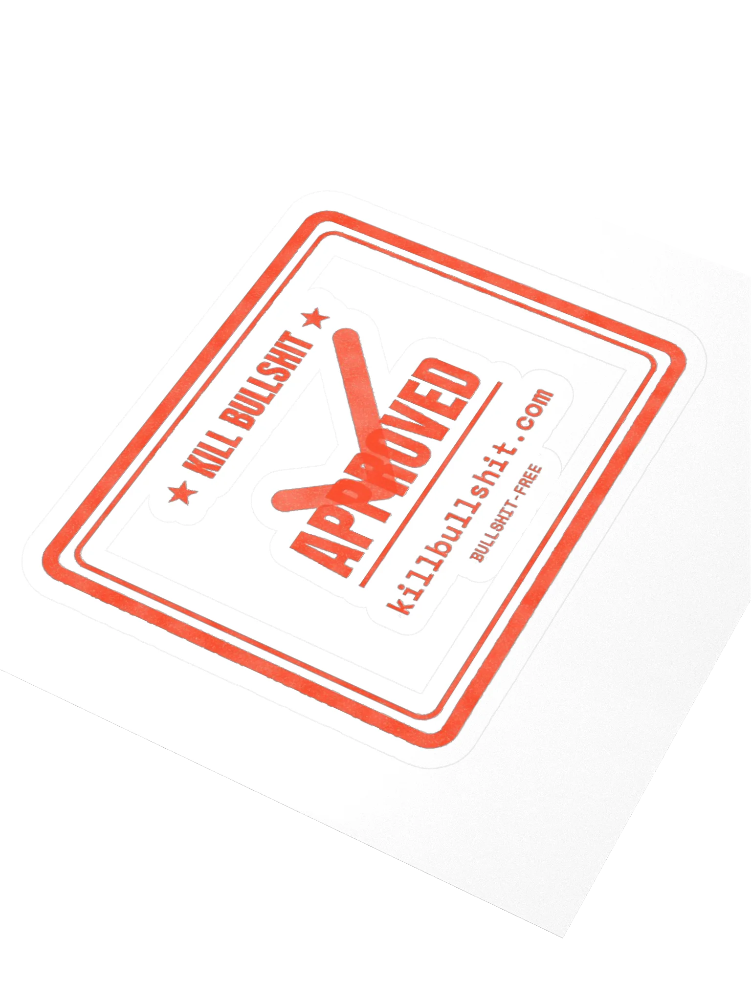killbullshit APPROVED Sticker product image (3)