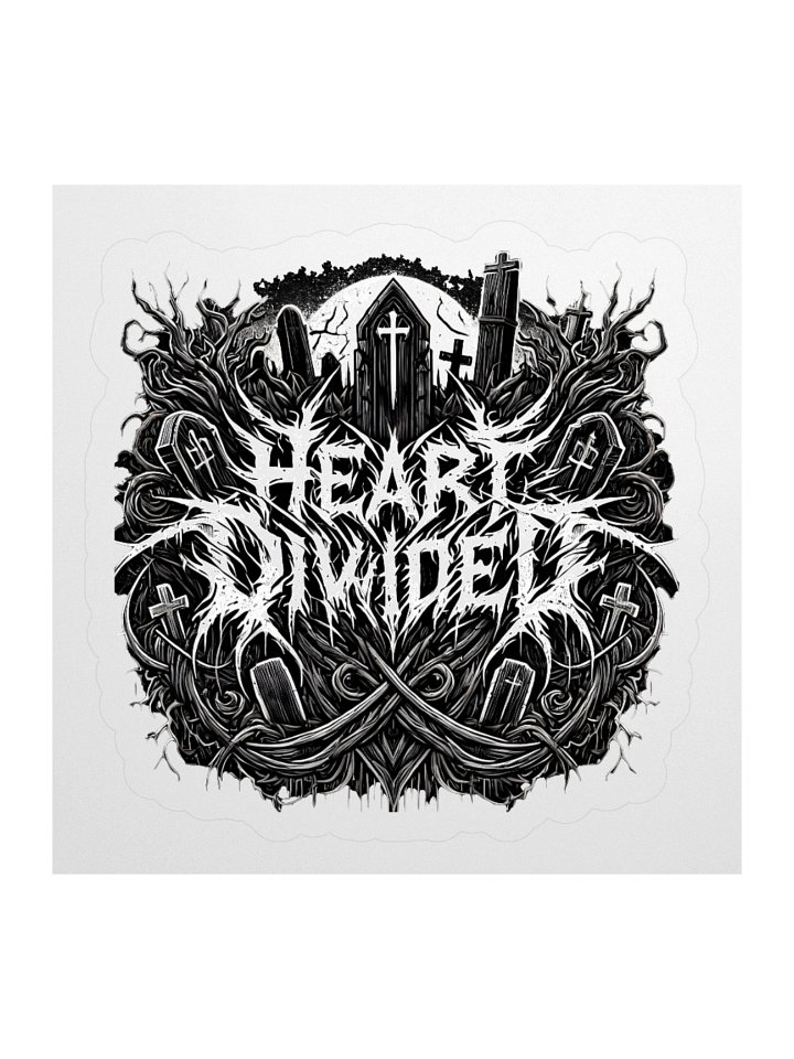 Heart Divided Logo Sticker product image (3)