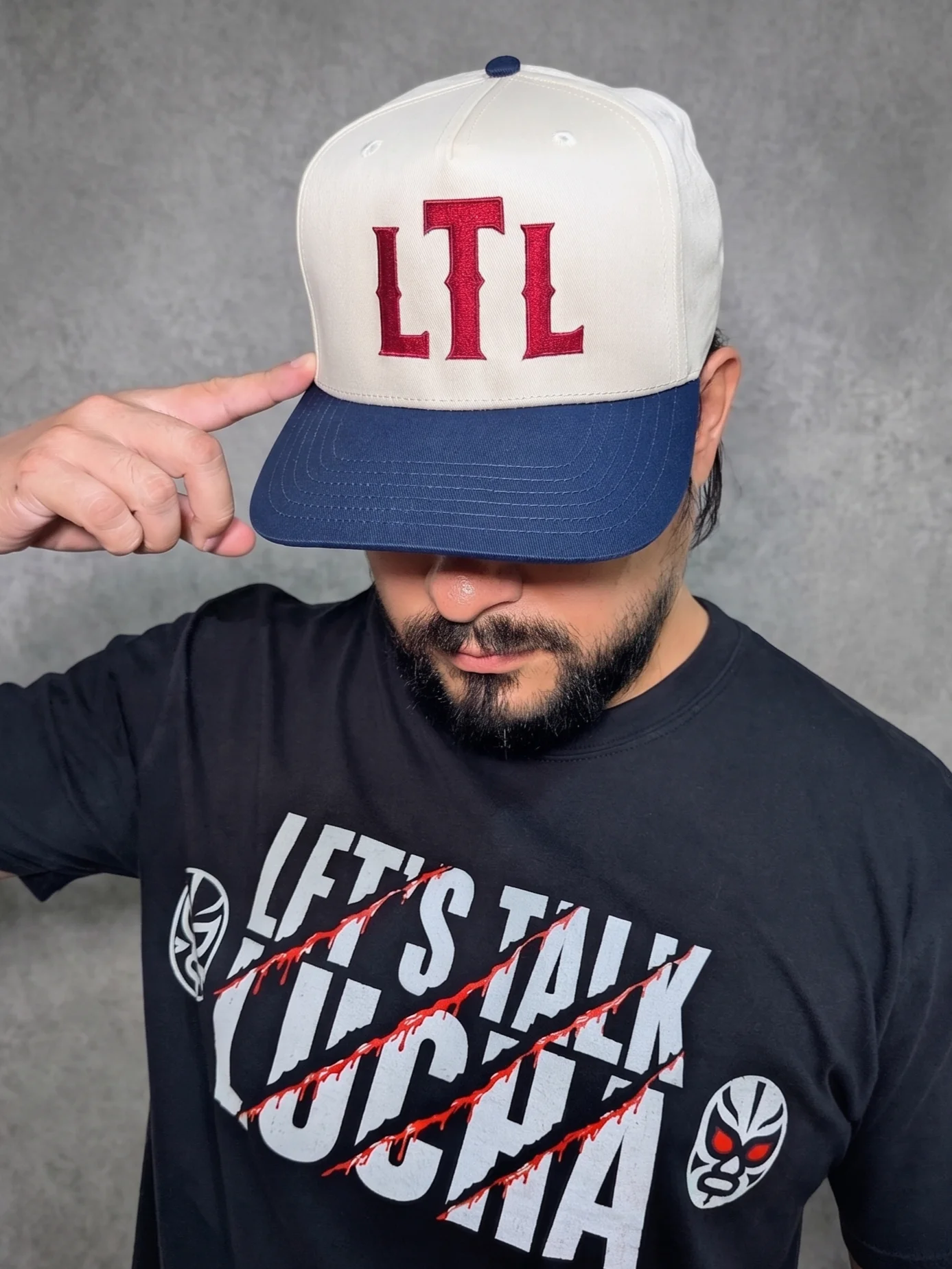 LTL Embroidered Dark Red Logo Cap product image (2)