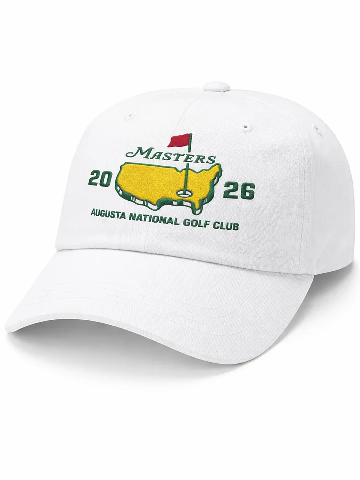 Premium 2026 Masters Embroidered Golf Hat | Luxury Augusta