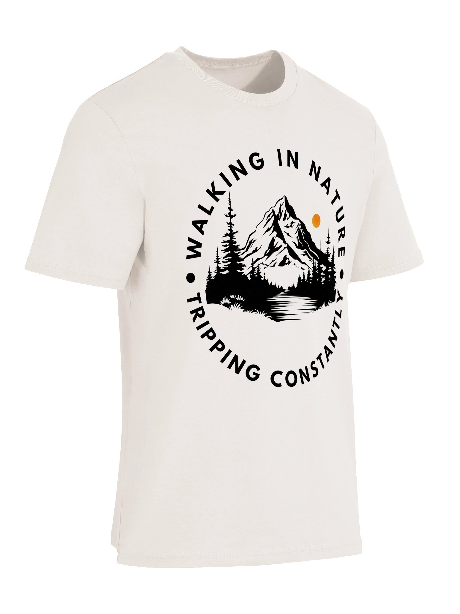 Walking in Nature, Tripping Constantly Organic Unisex T-Shirt product image (6)