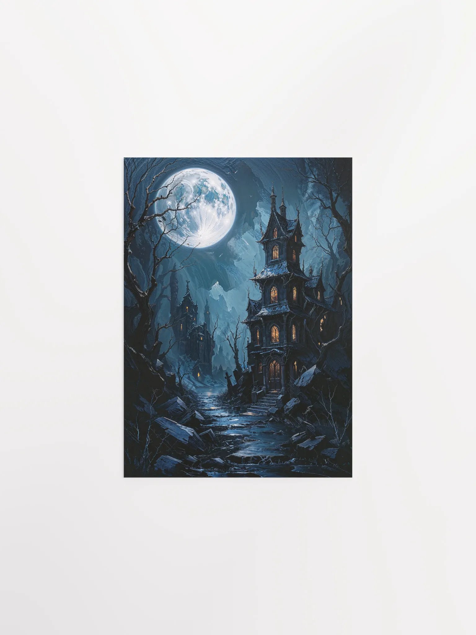 Whispers Beneath the Moon Matte Poster product image (1)