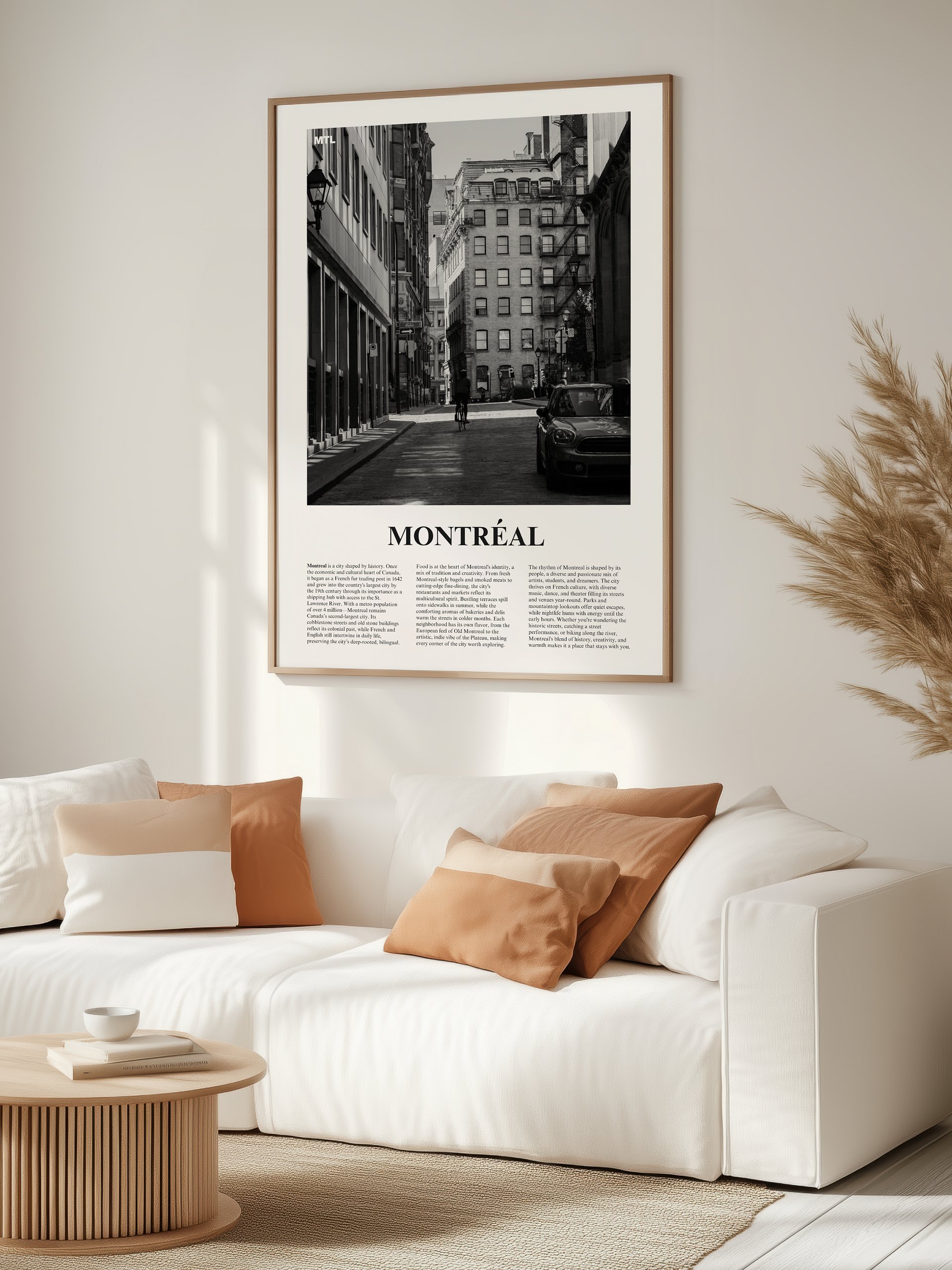 Montreal 04 Newspaper Poster | Framed product image (3)