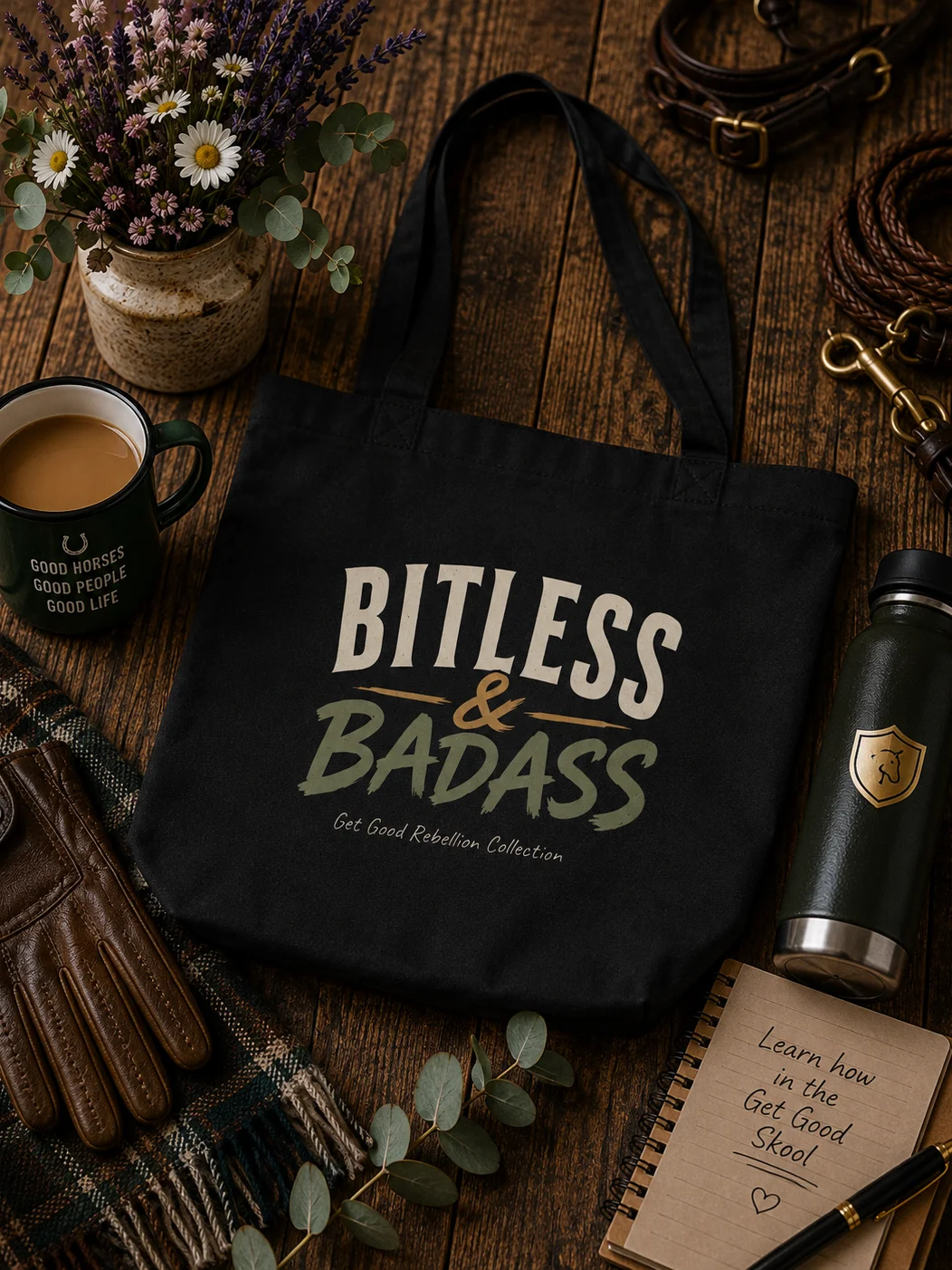 Bitless & Badass Tote Bag - Series I product image (1)